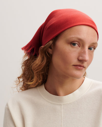 Mini carré en twill-SANTA FE-100% cachemire