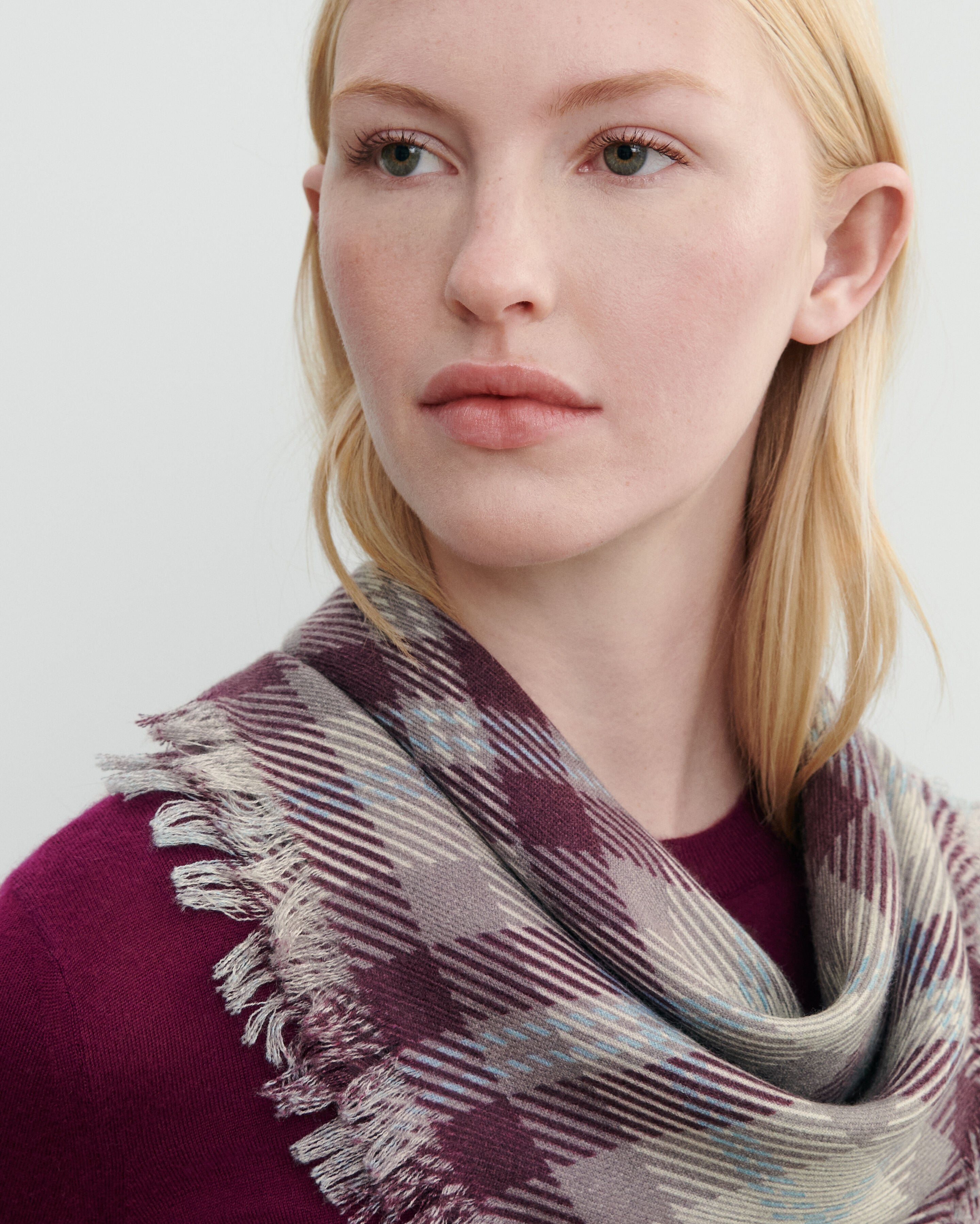 Mini carré imprimé tartan Millet