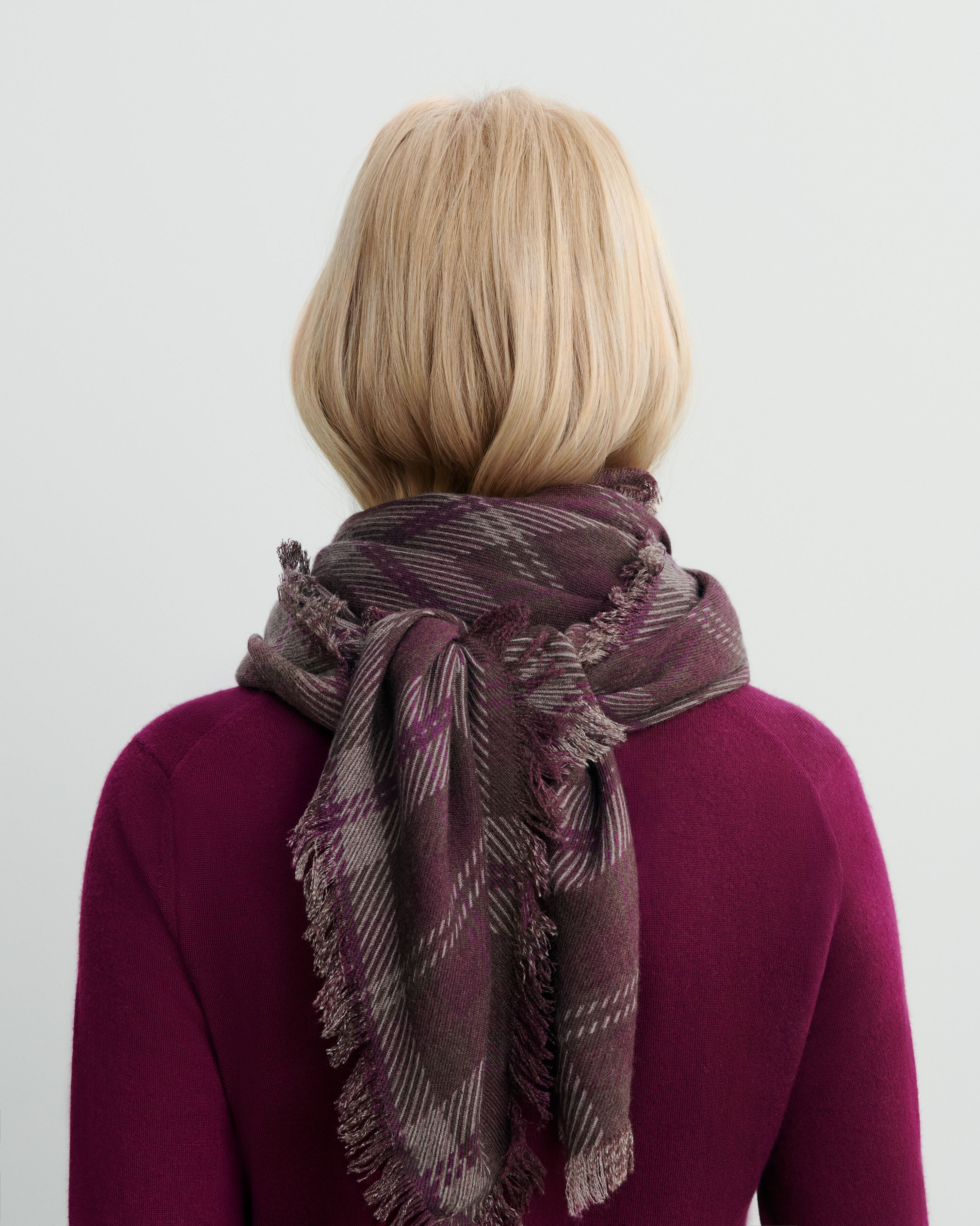 Carré en twill imprimé Mure