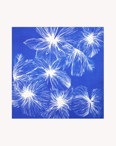 Carré imprimé-ATLANTIQUE/NATUREL-100% cachemire