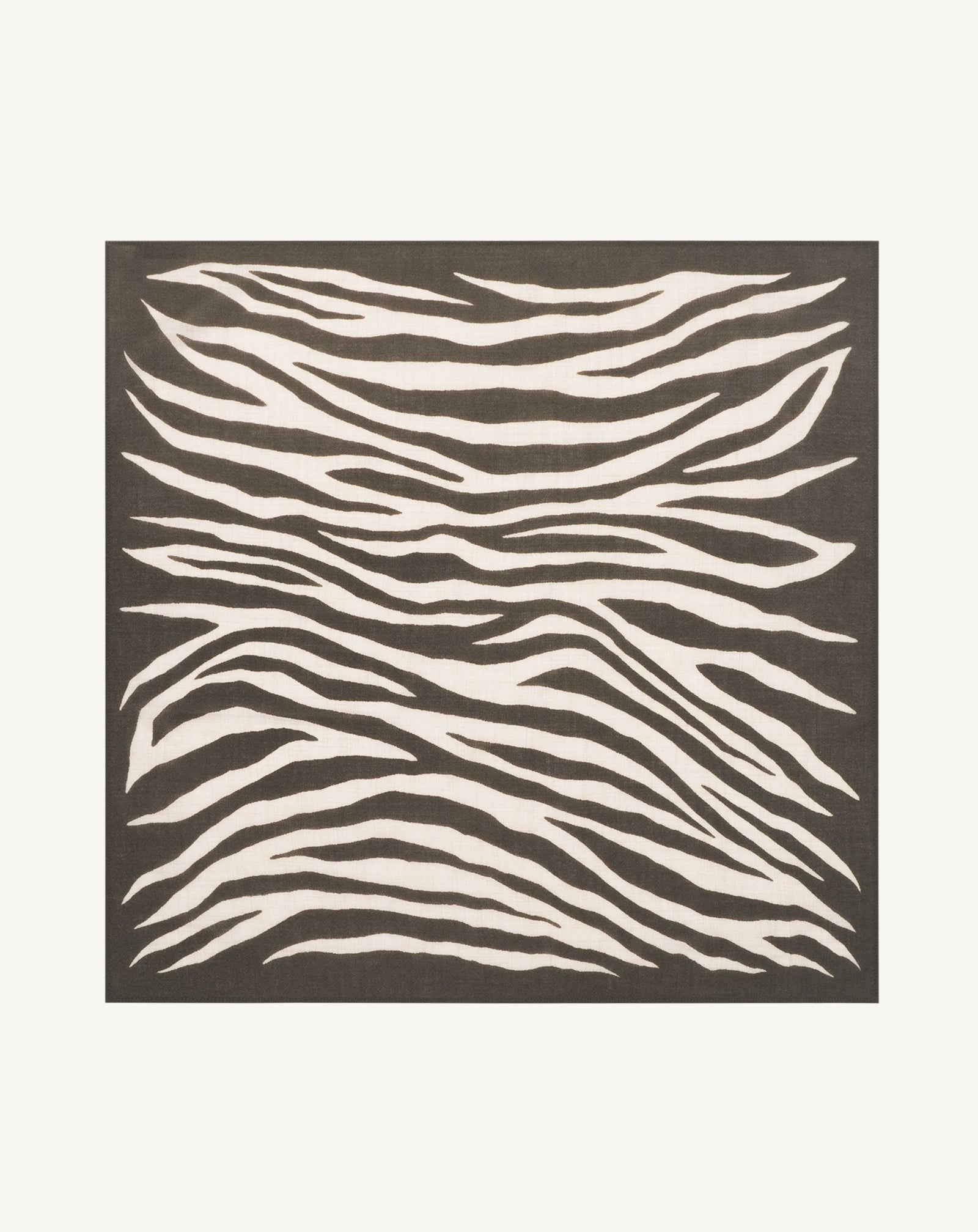 Mini carré imprimé-KAKI OMBRE/TOURTERELLE-100% cachemire