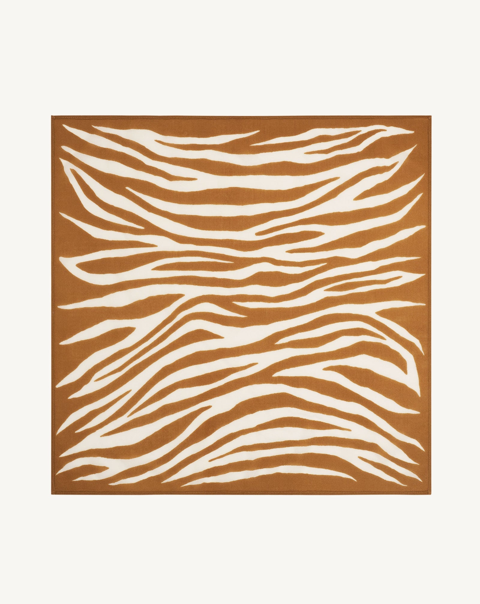 Mini carré imprimé-MACCHIATO/NATUREL-100% cachemire