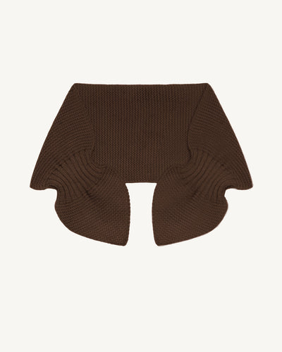 Bandeau années folles-CHOCOLAT-100% cachemire