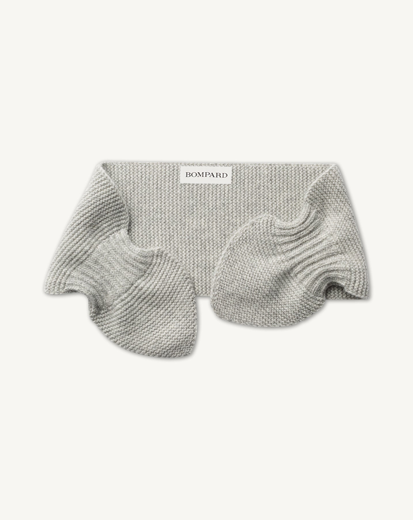 Bandeau années folles-GRIS ARGENTE-100% cachemire