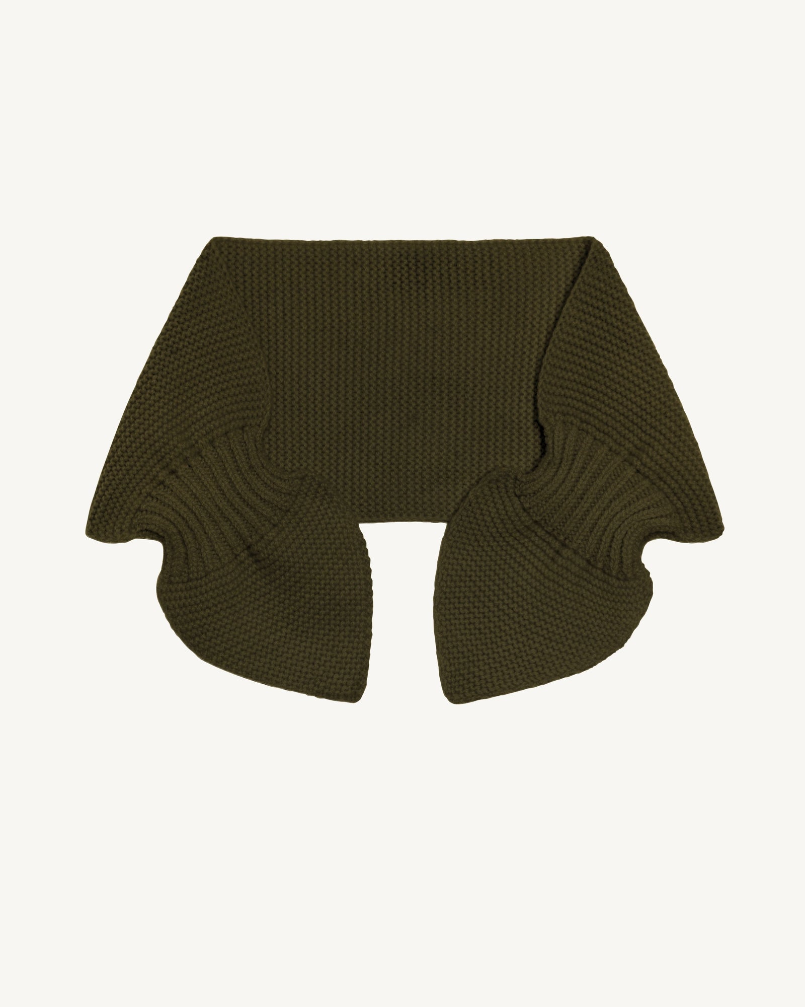 Bandeau années folles-KAKI KOMBU-100% cachemire