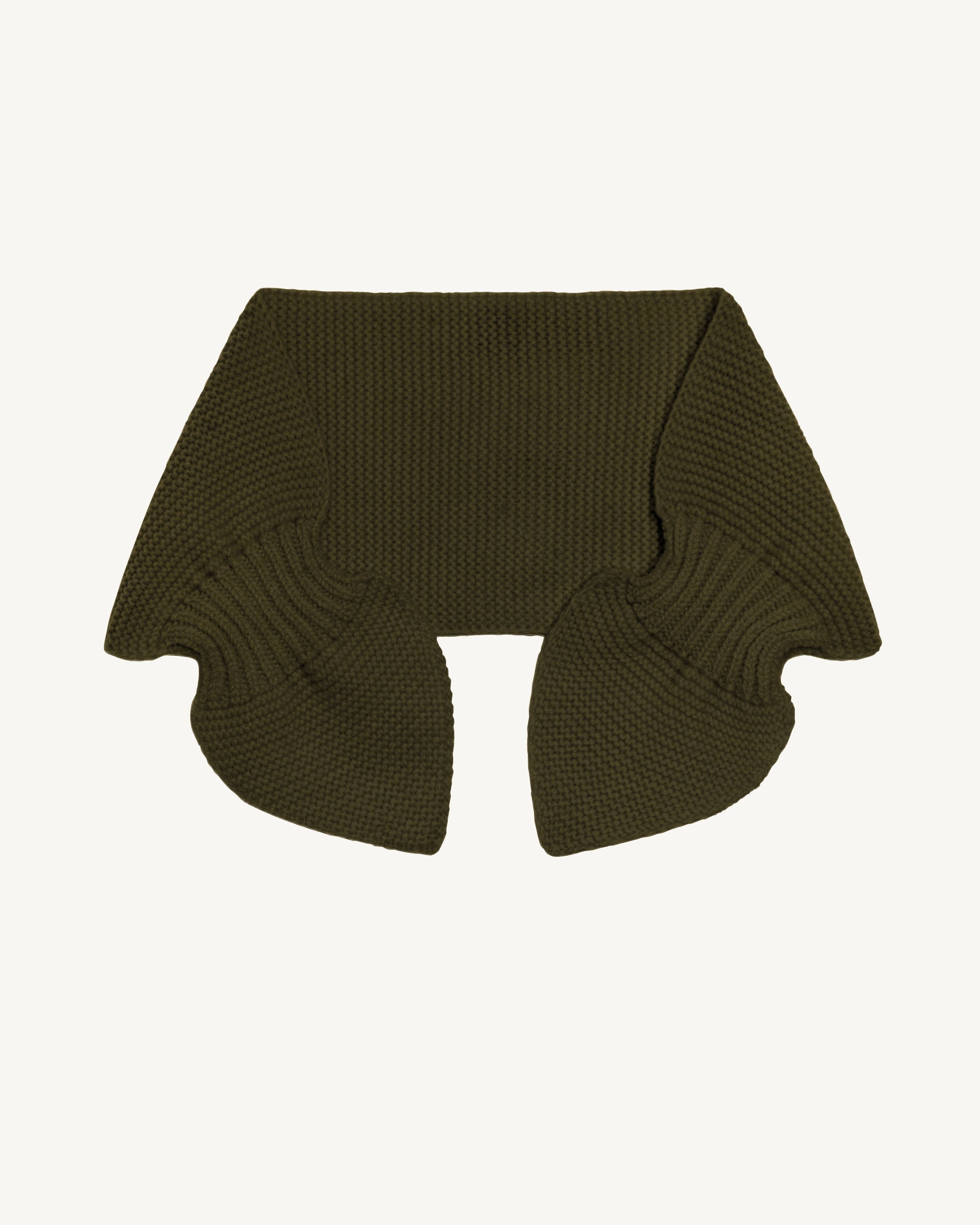 Bandeau années folles-KAKI KOMBU-100% cachemire