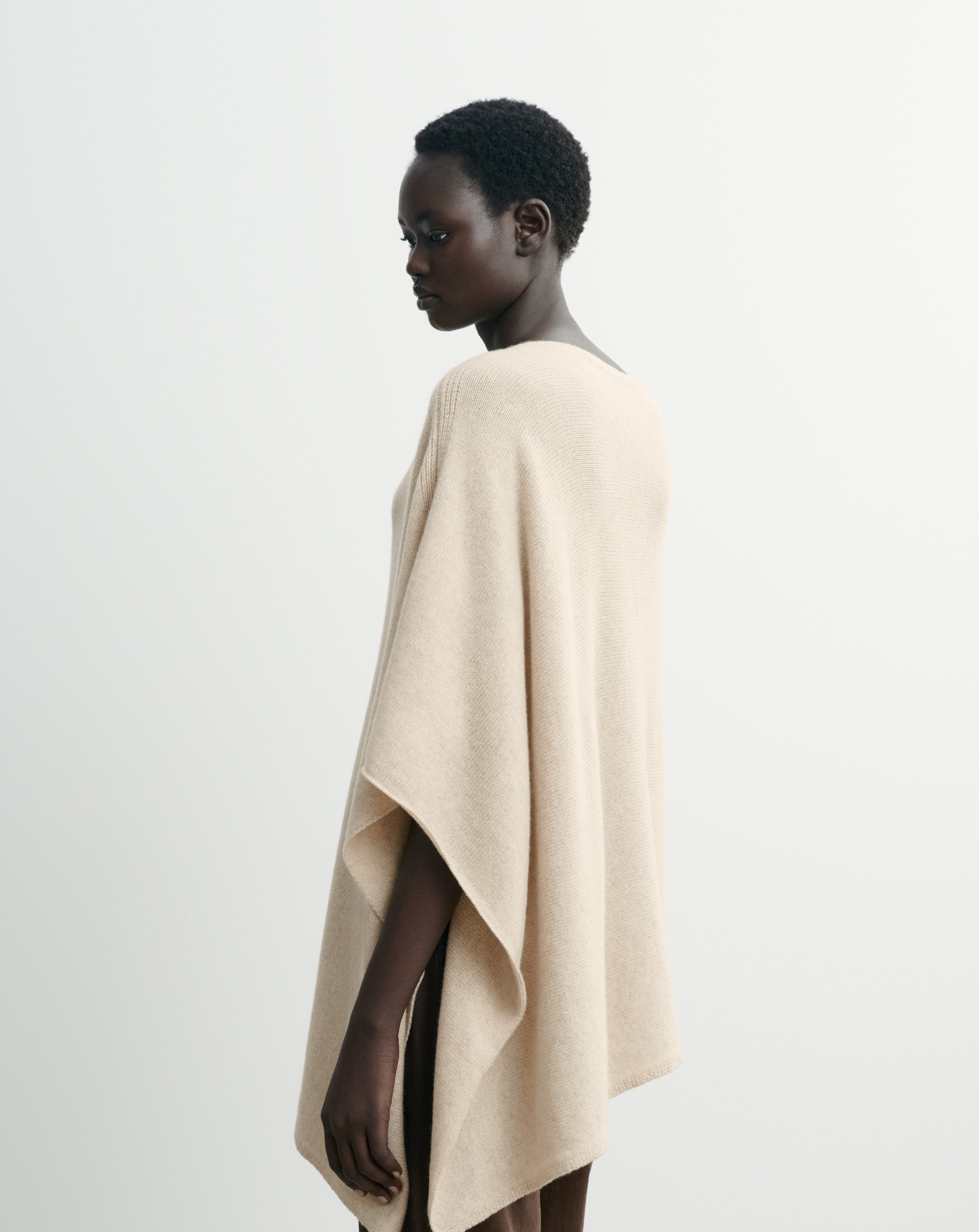 Poncho long-AVOINE-100% cachemire