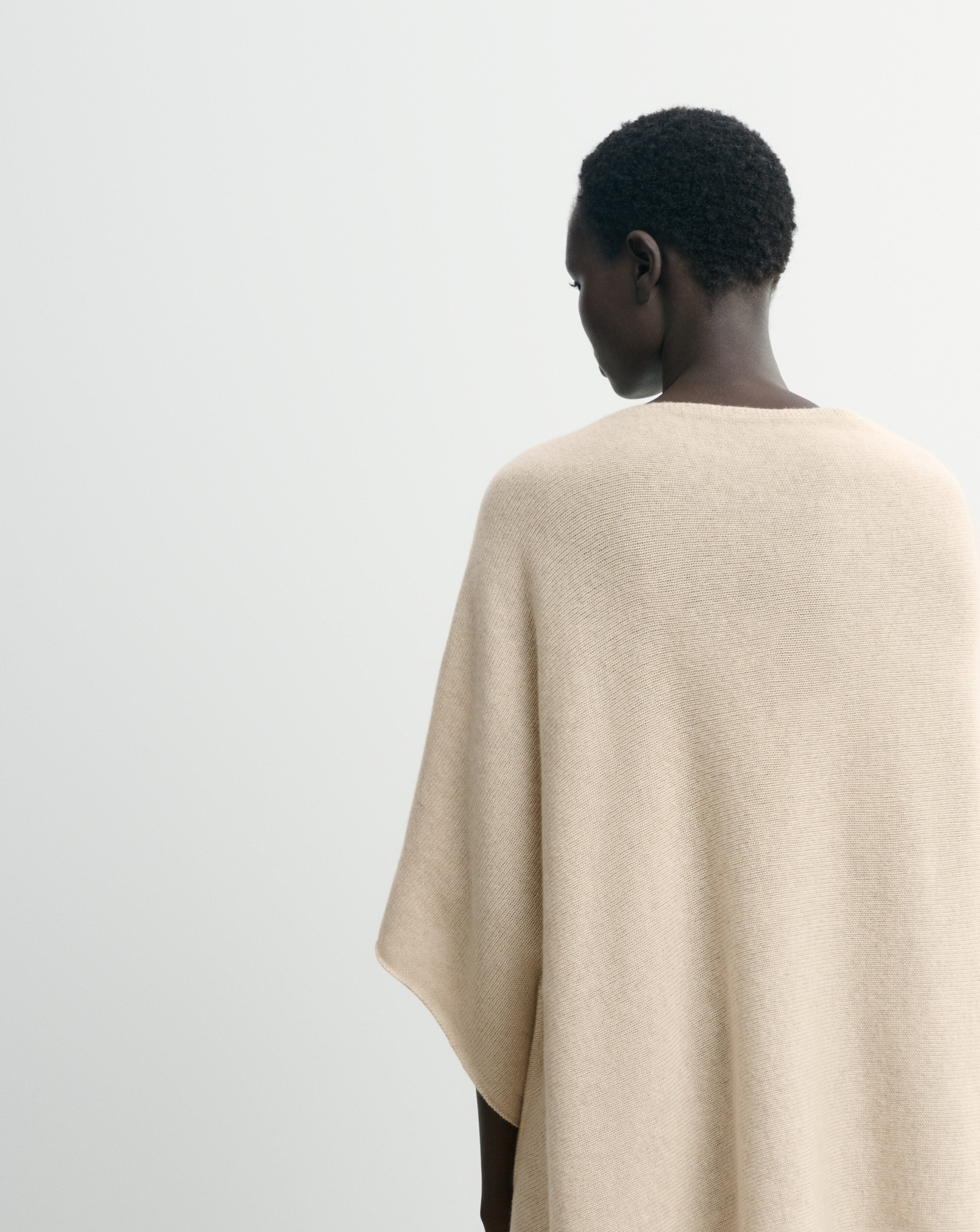Poncho long-AVOINE-100% cachemire