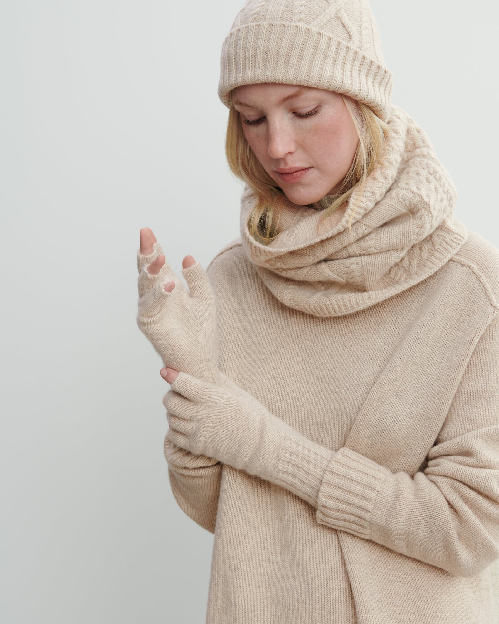 Mitaines-AVOINE-100% cachemire