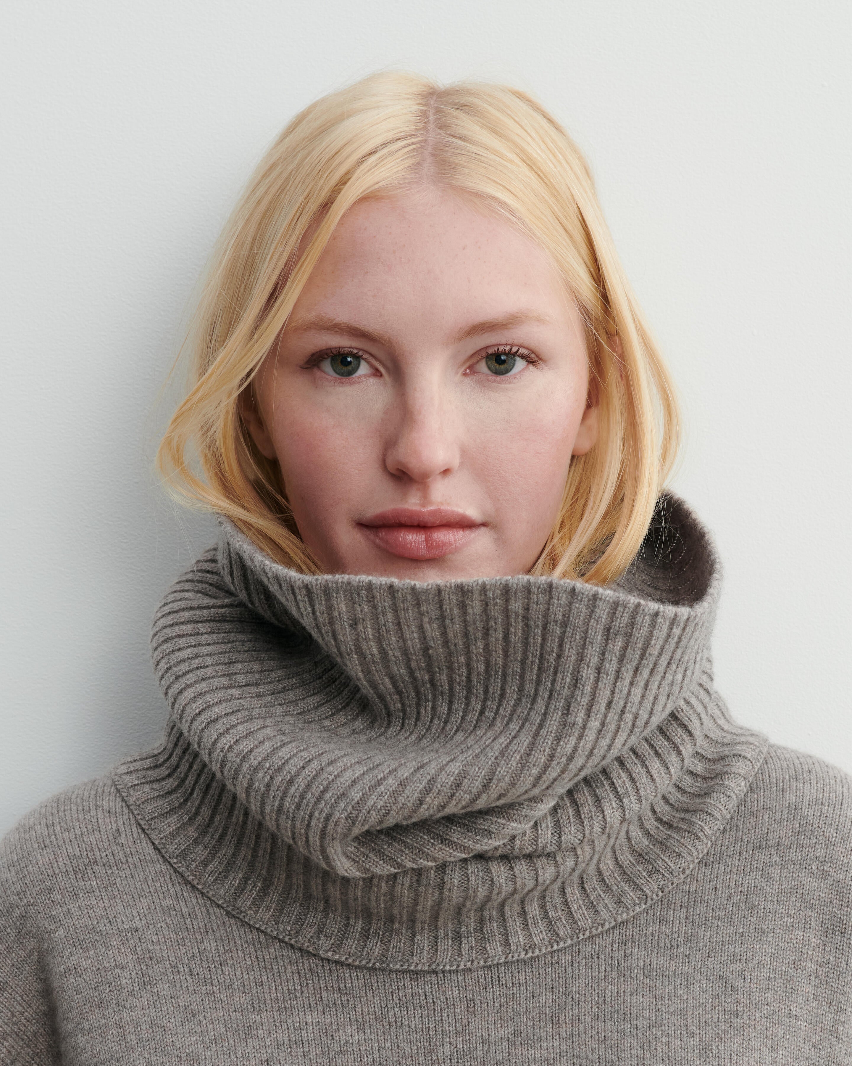 Tour de cou à côtes-MILLET-100% cachemire