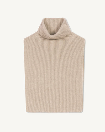 Plastron col roulé-AVOINE-100% cachemire
