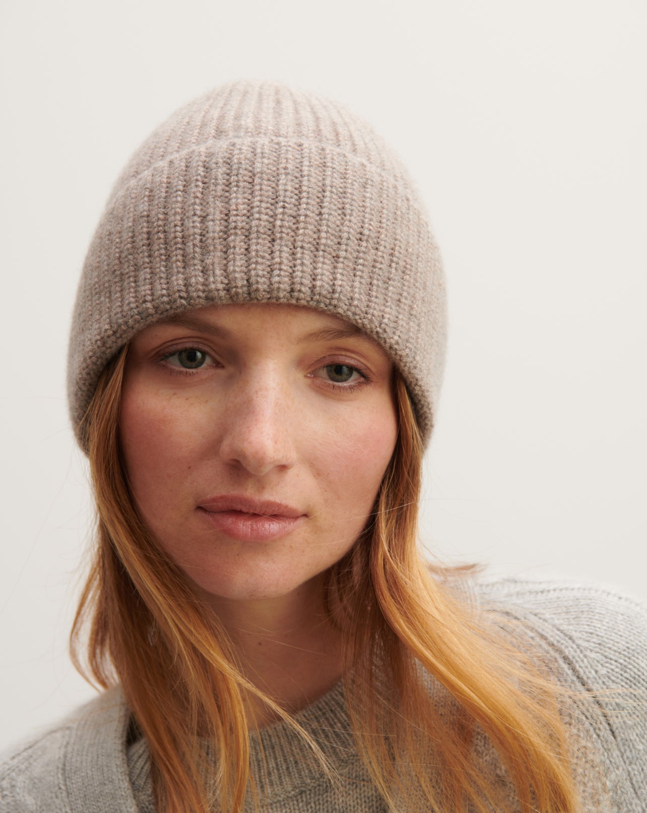 Bonnet à côtes-MILLET-100% cachemire