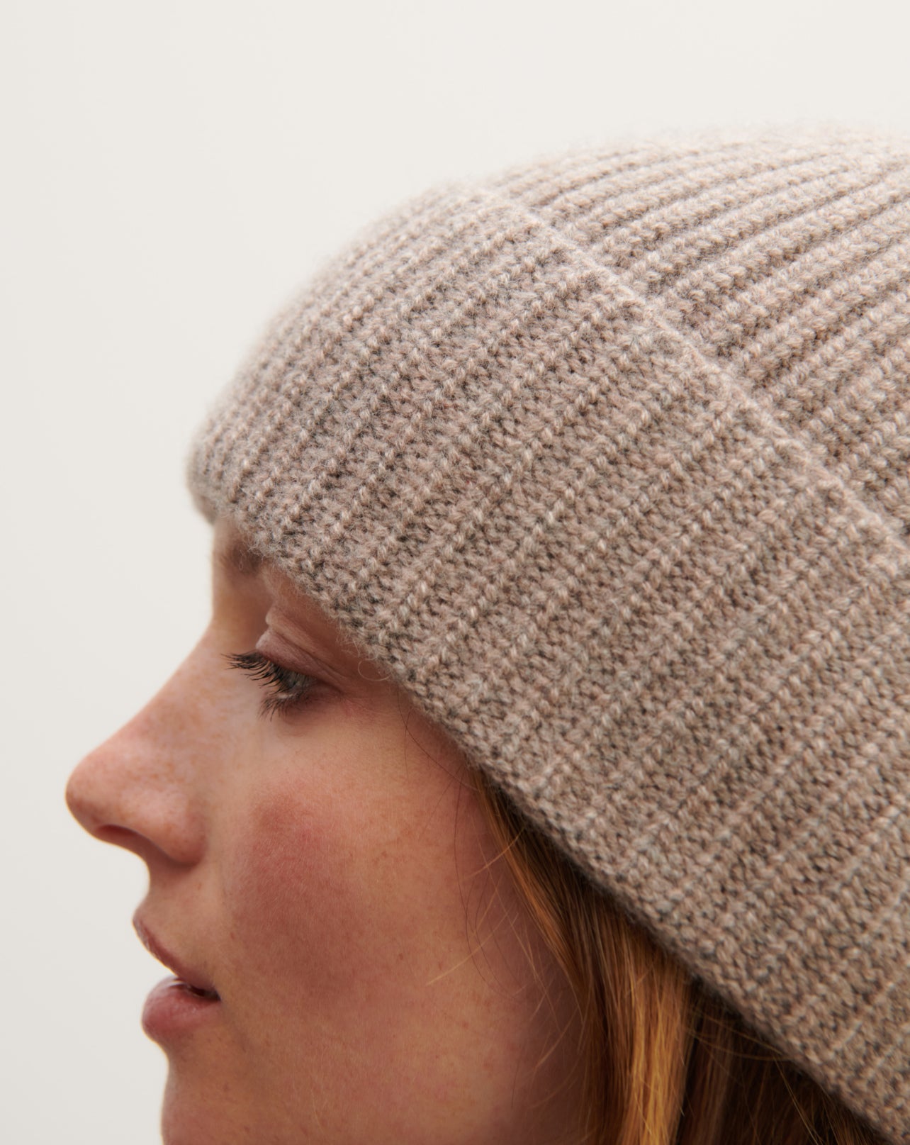 Bonnet à côtes-MILLET-100% cachemire