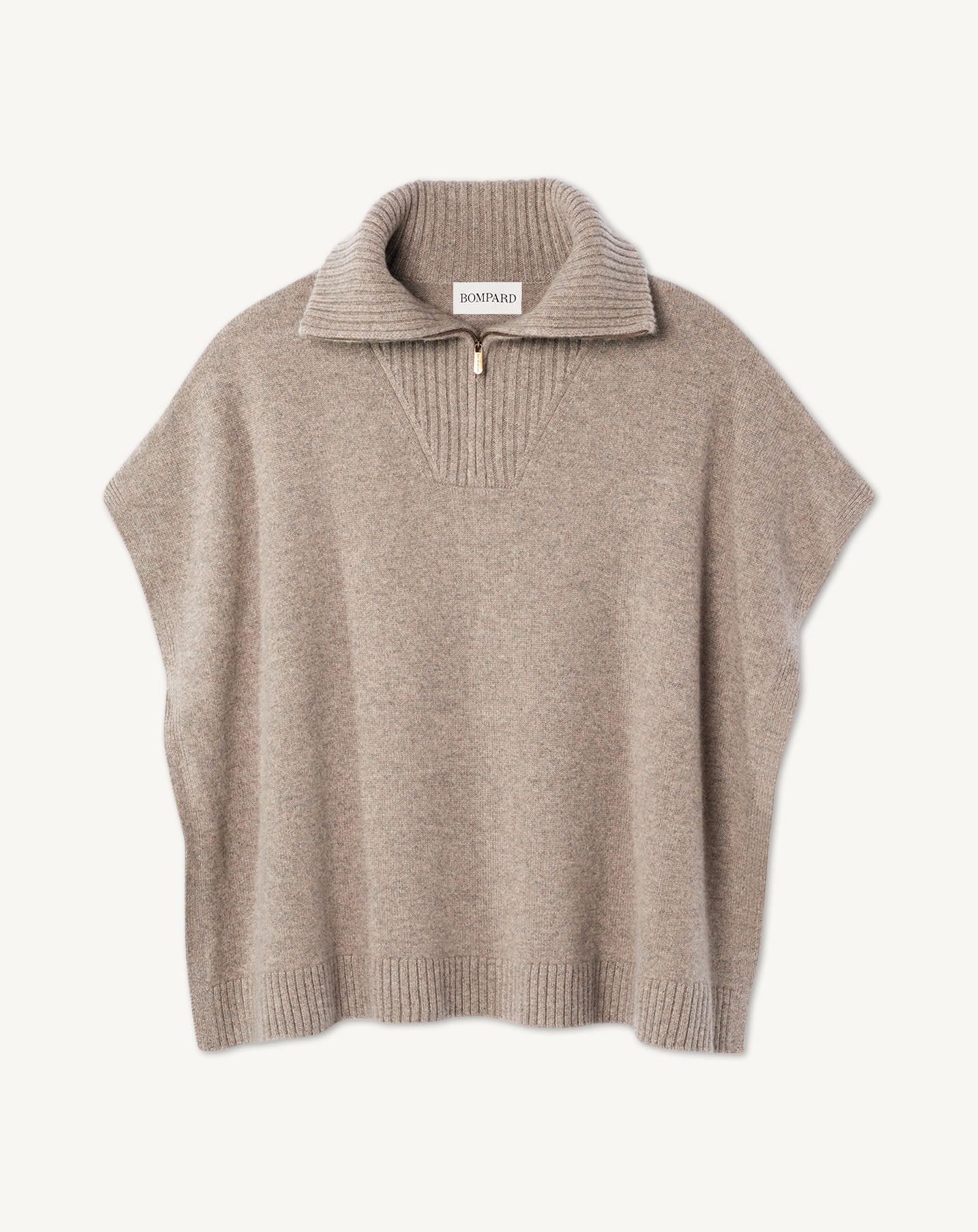 Poncho col camionneur-MILLET-100% cachemire