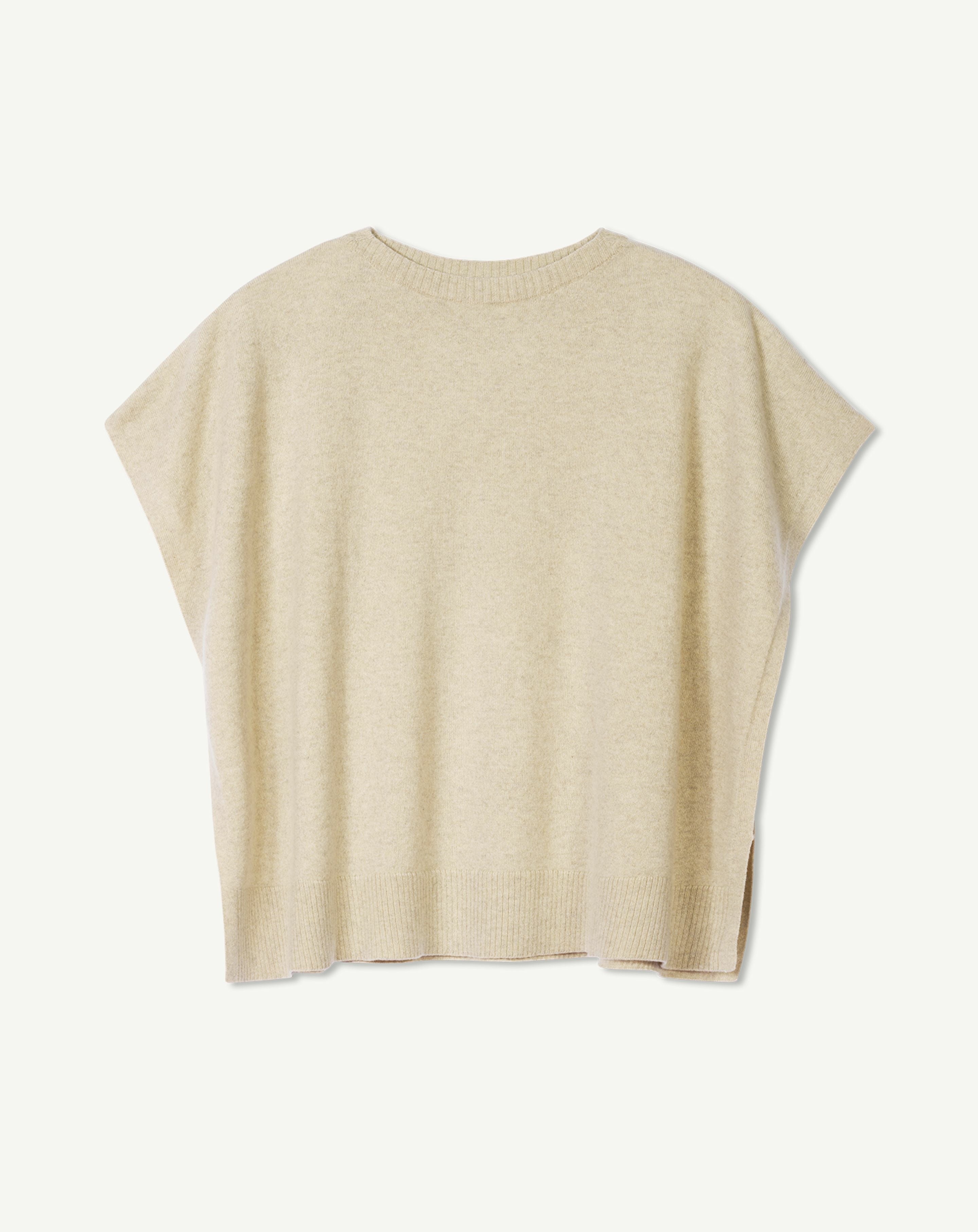 Poncho col bateau-AVOINE-100% cachemire