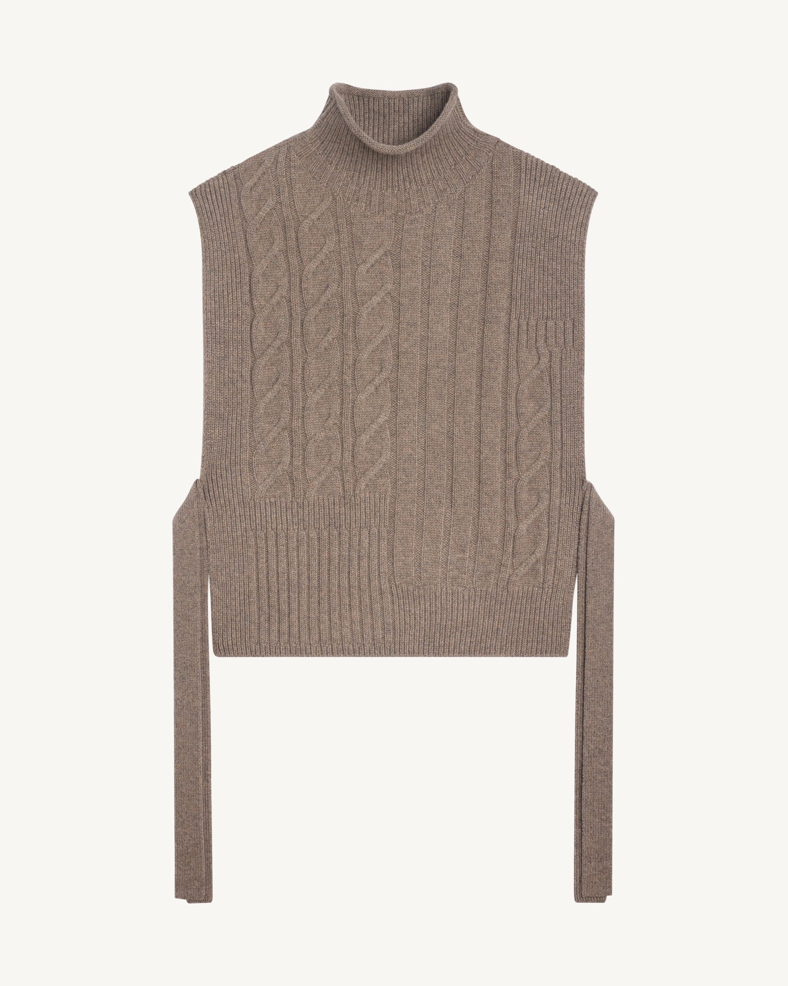 Plastron long à torsades-MILLET-100% cachemire