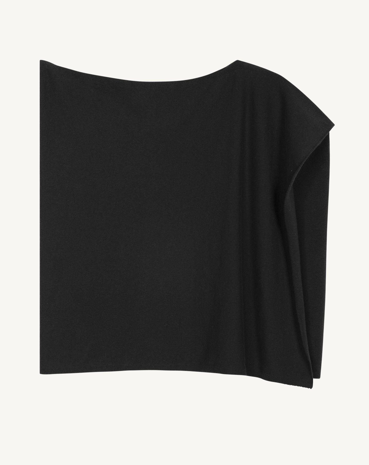 Short poncho in Cachemire Women black | Eric Bompard