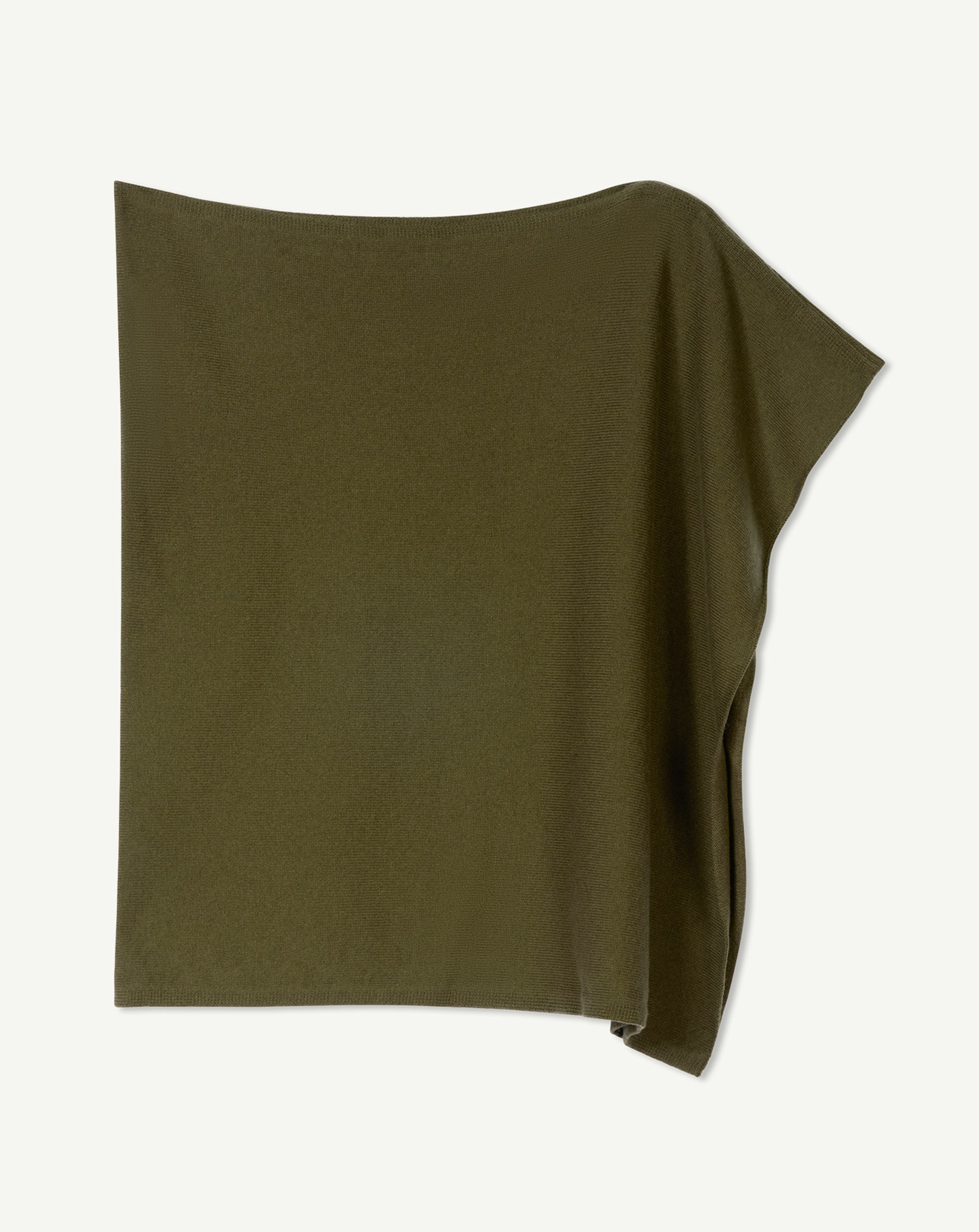 Poncho court-BRONZE-100% cachemire