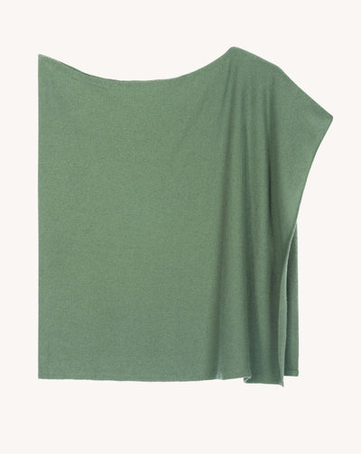 Poncho court-JADE-100% cachemire
