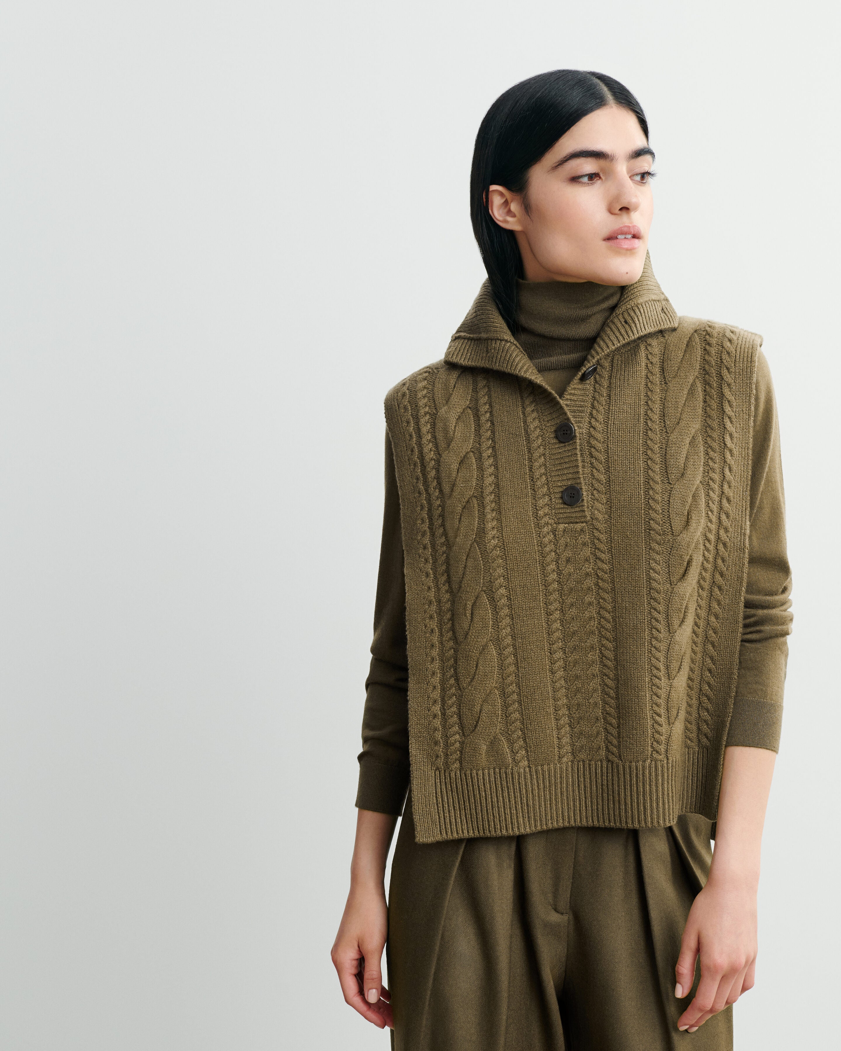 Plastron à torsades Bronze