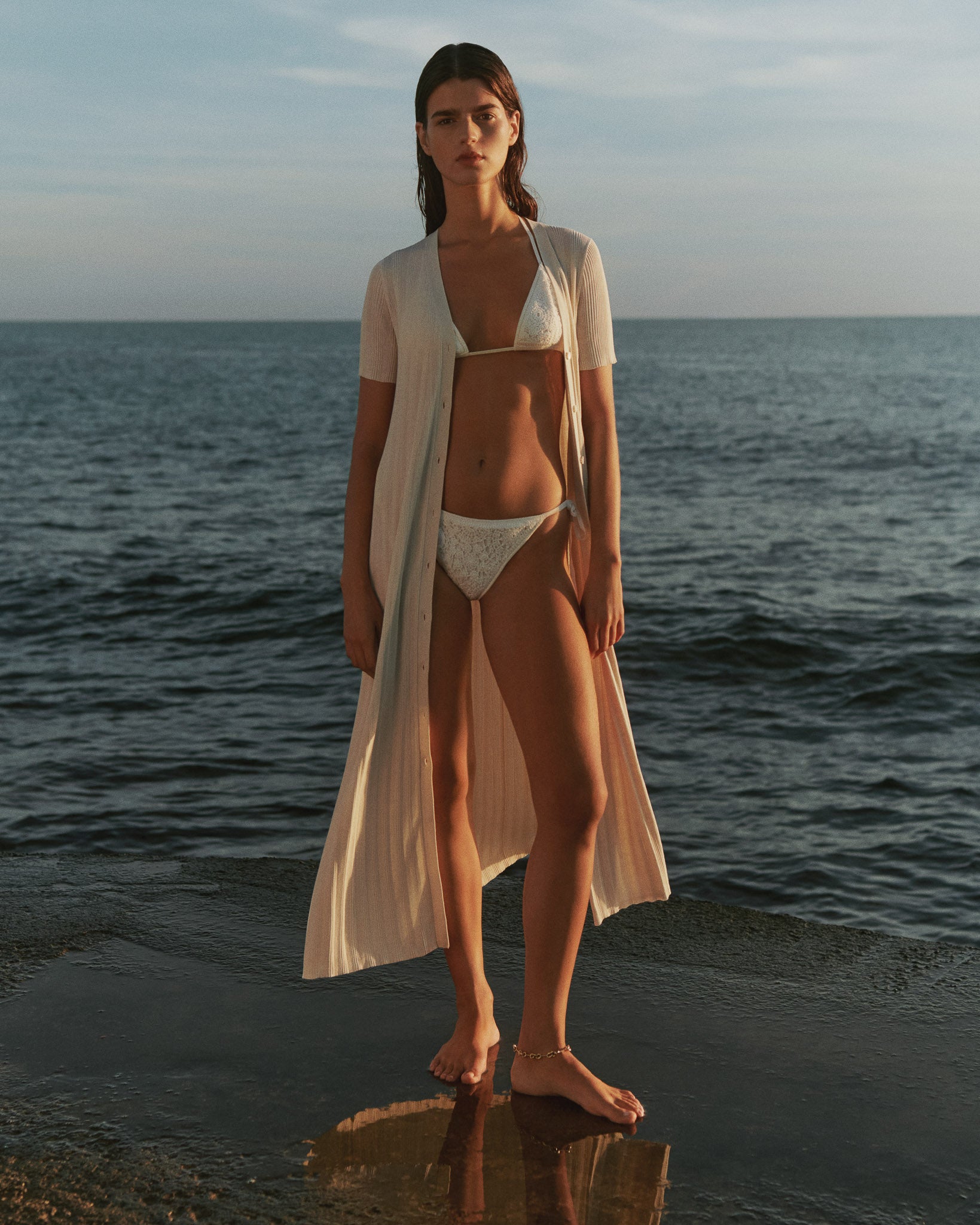 Haut de bikini-NATUREL-100% coton