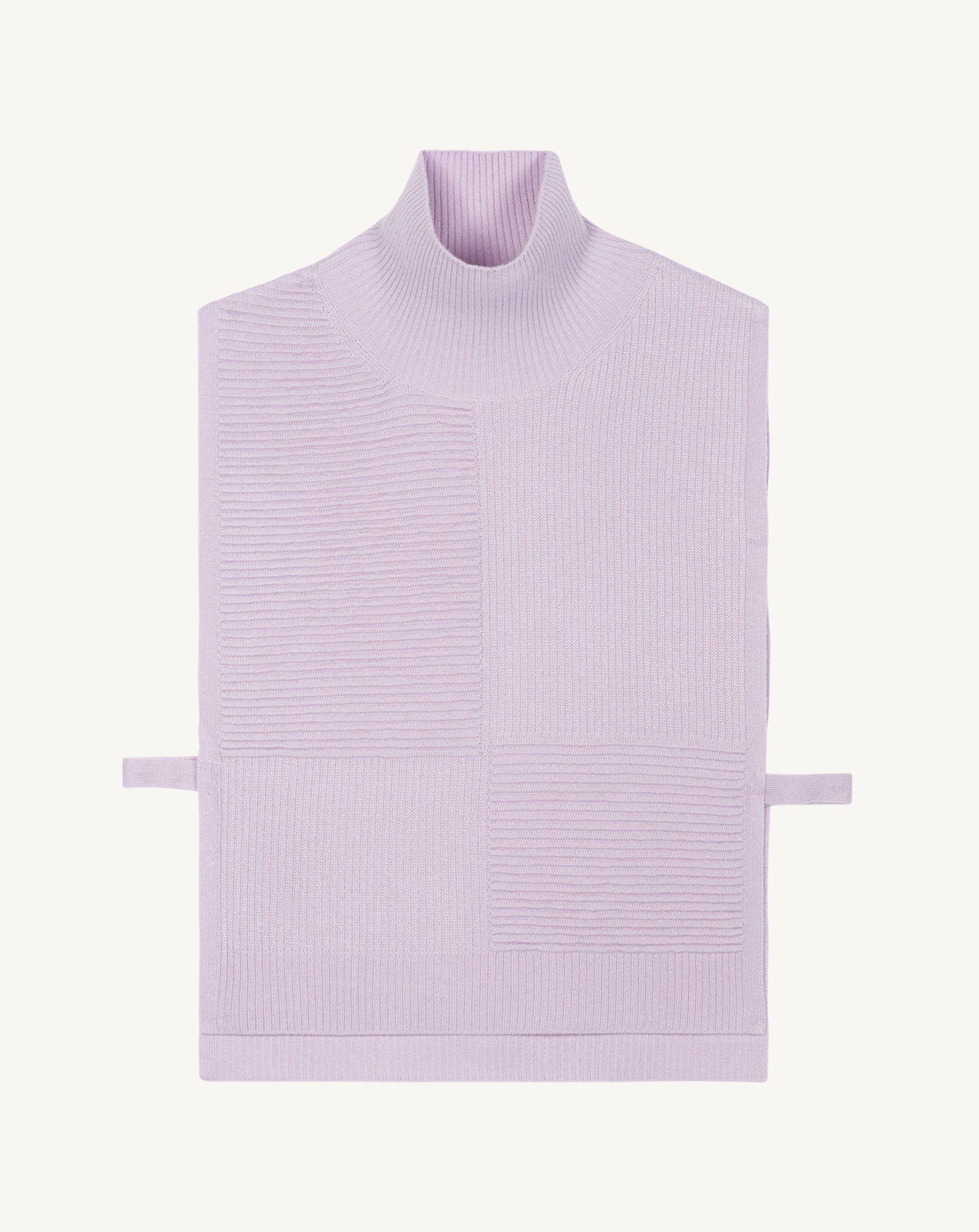 Plastron point ottoman-JACINTHE-70% cachemire 30% soie