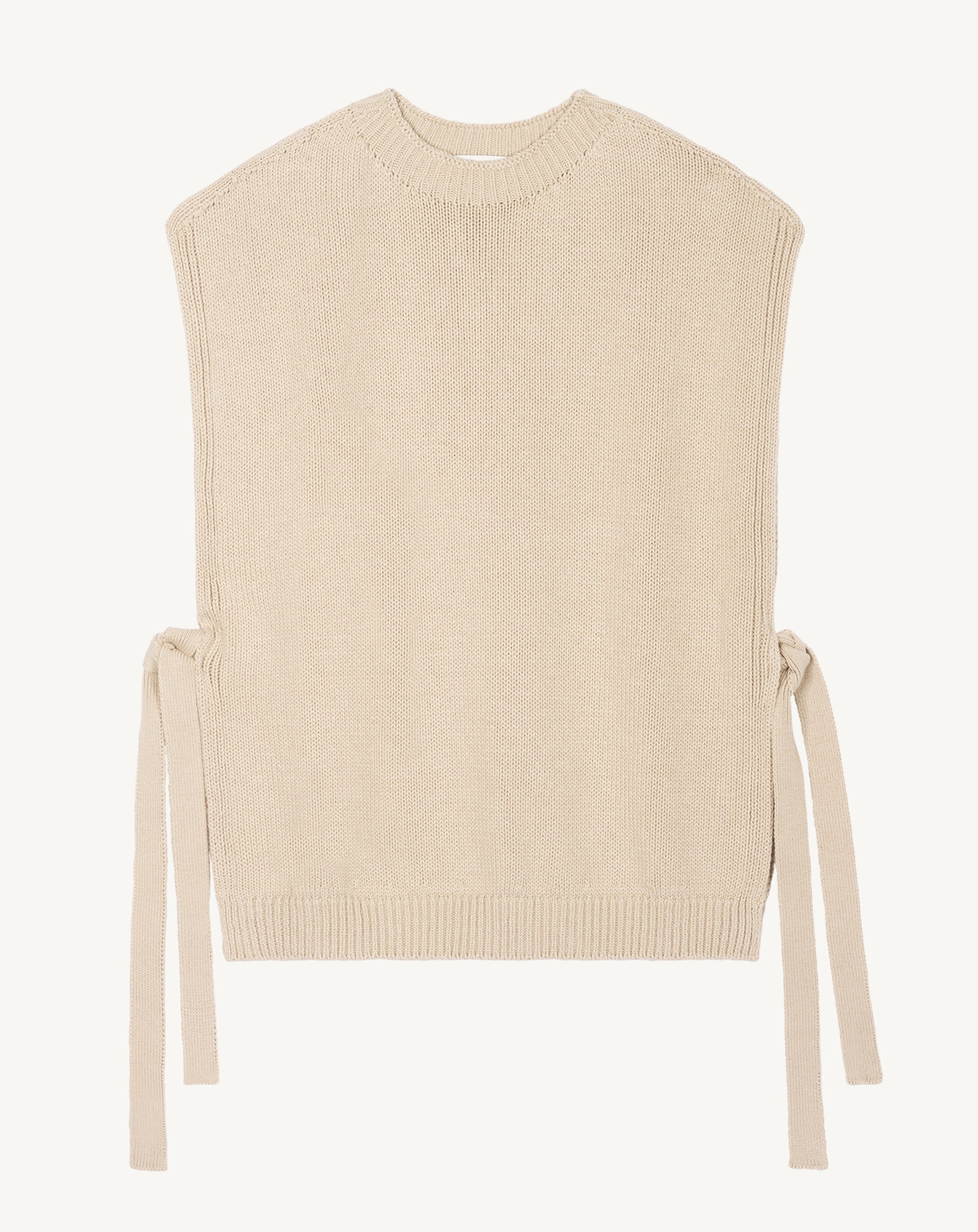 Plastron à nouer-TOURTERELLE-80% coton 20% cachemire