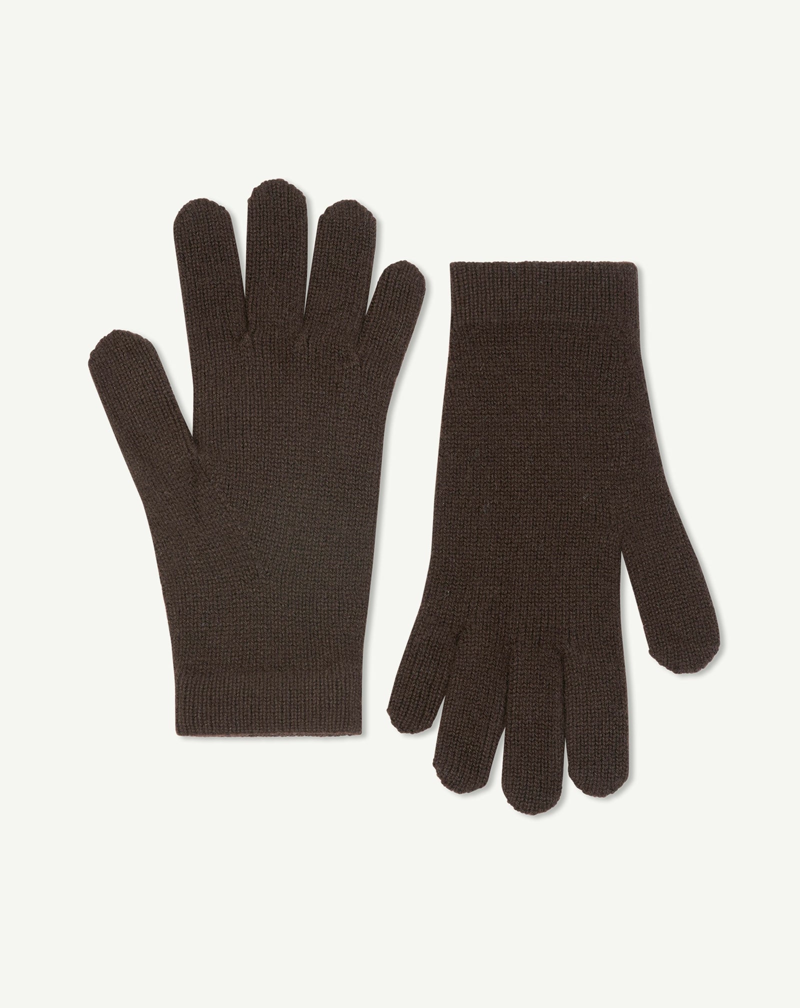 Gants femme-CHOCOLAT-100% cachemire