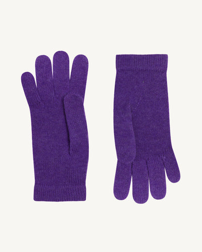 Gants femme-CYCLAMEN-100% cachemire