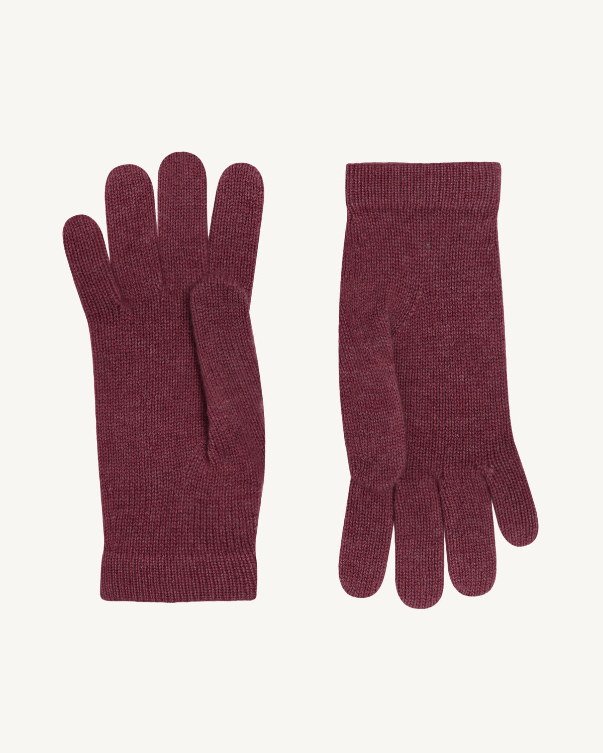 Gants femme-GRENAT-100% cachemire