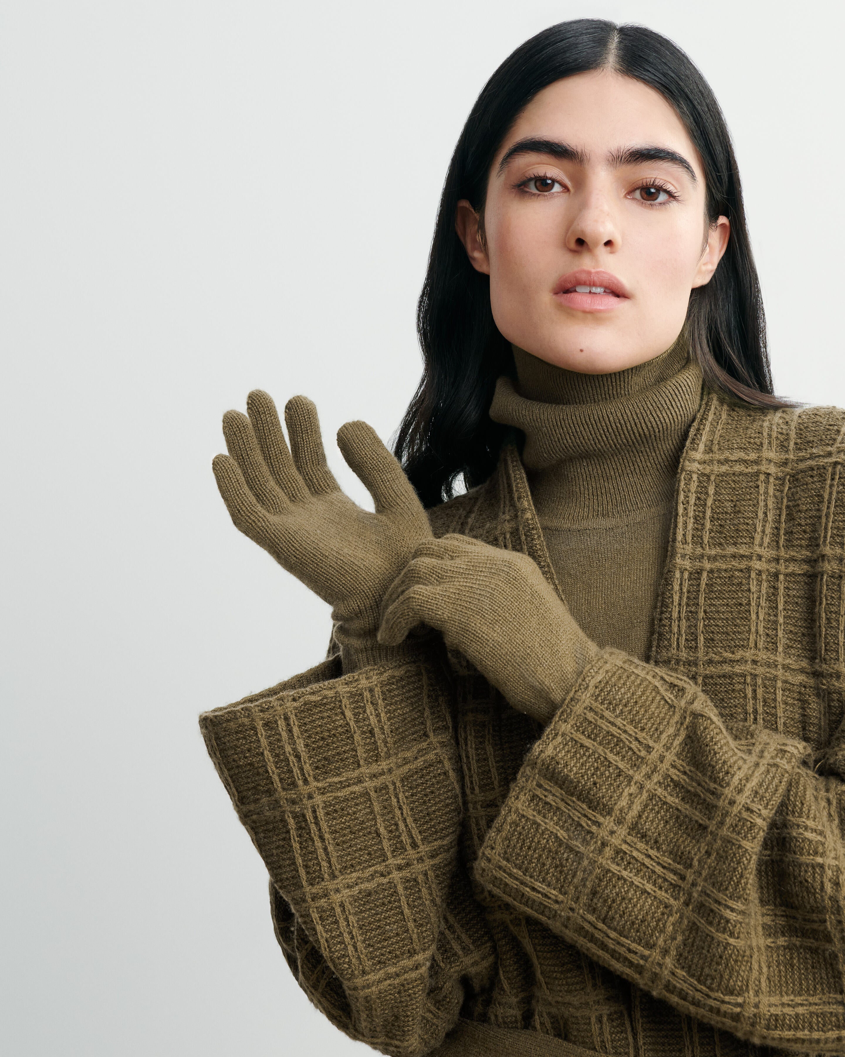 Gants femme-BRONZE-100% cachemire