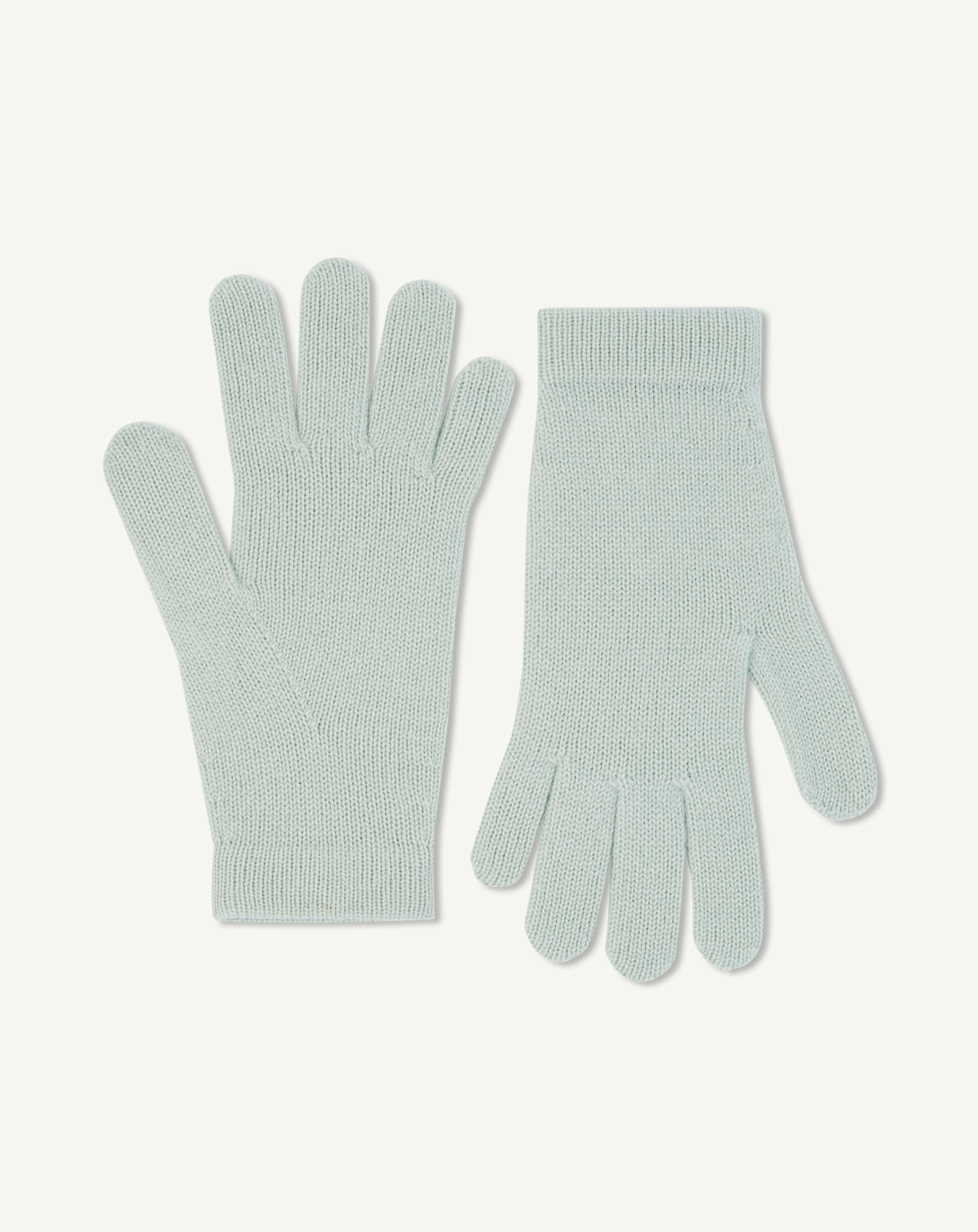 Gants femme-VERT ARAGON-100% cachemire