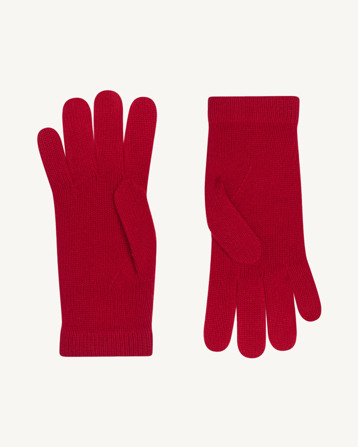 Gants femme-ROUGE QUARANTE-100% cachemire