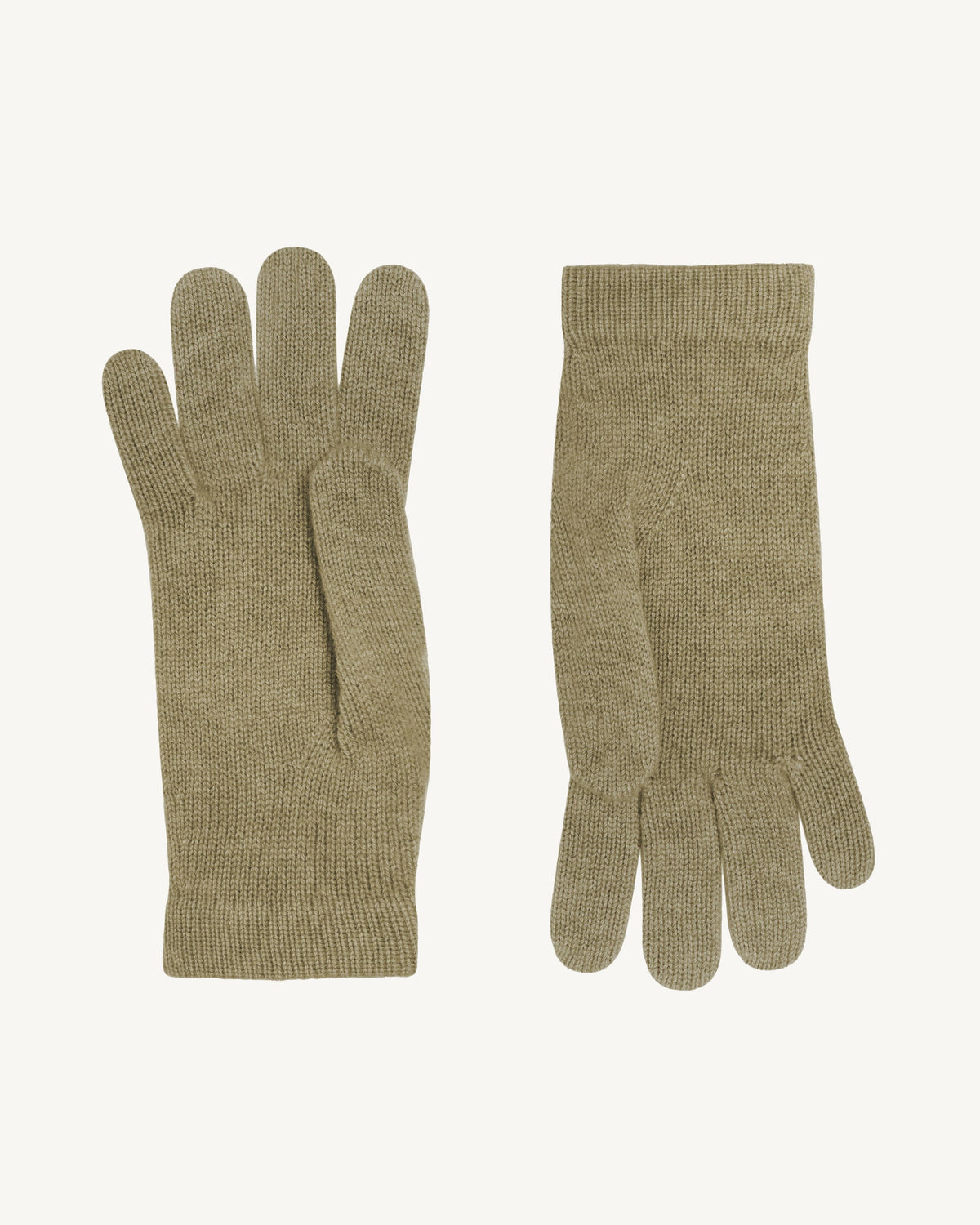 Gants femme-BEIGE CENDRE-100% cachemire
