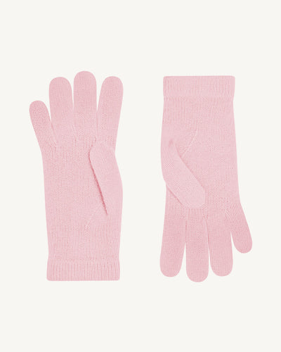 Gants femme-ROSE QUARTZ-100% cachemire