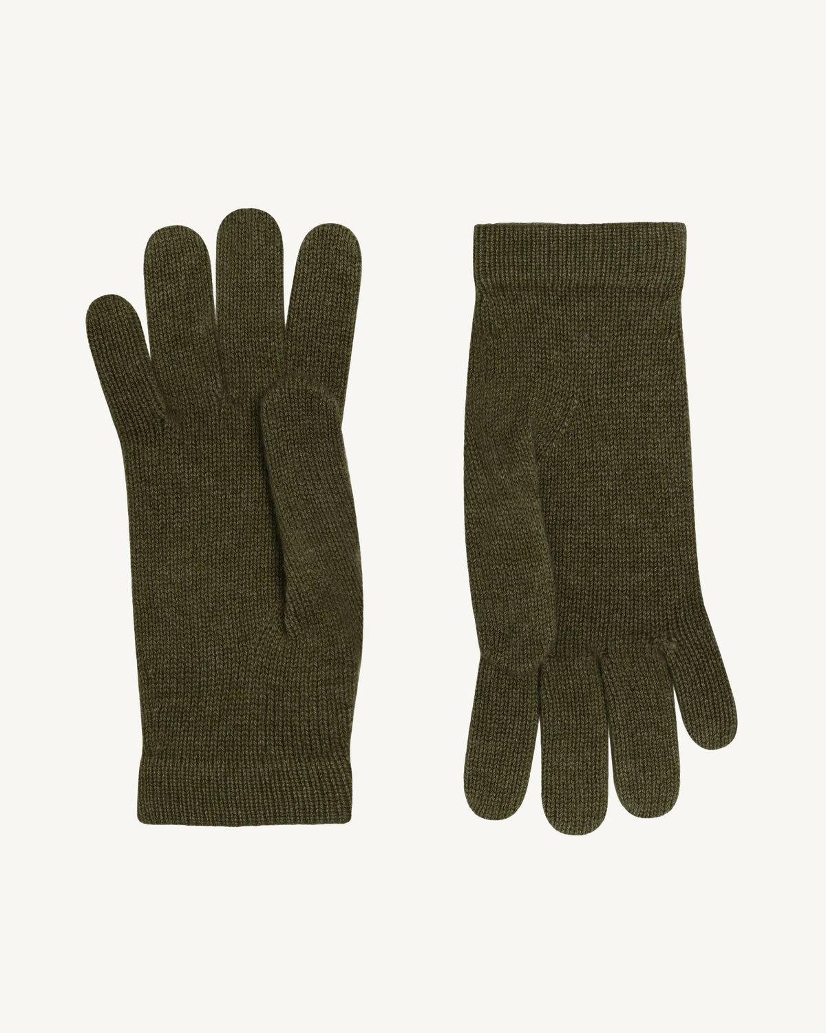 Gants femme-KAKI KOMBU-100% cachemire