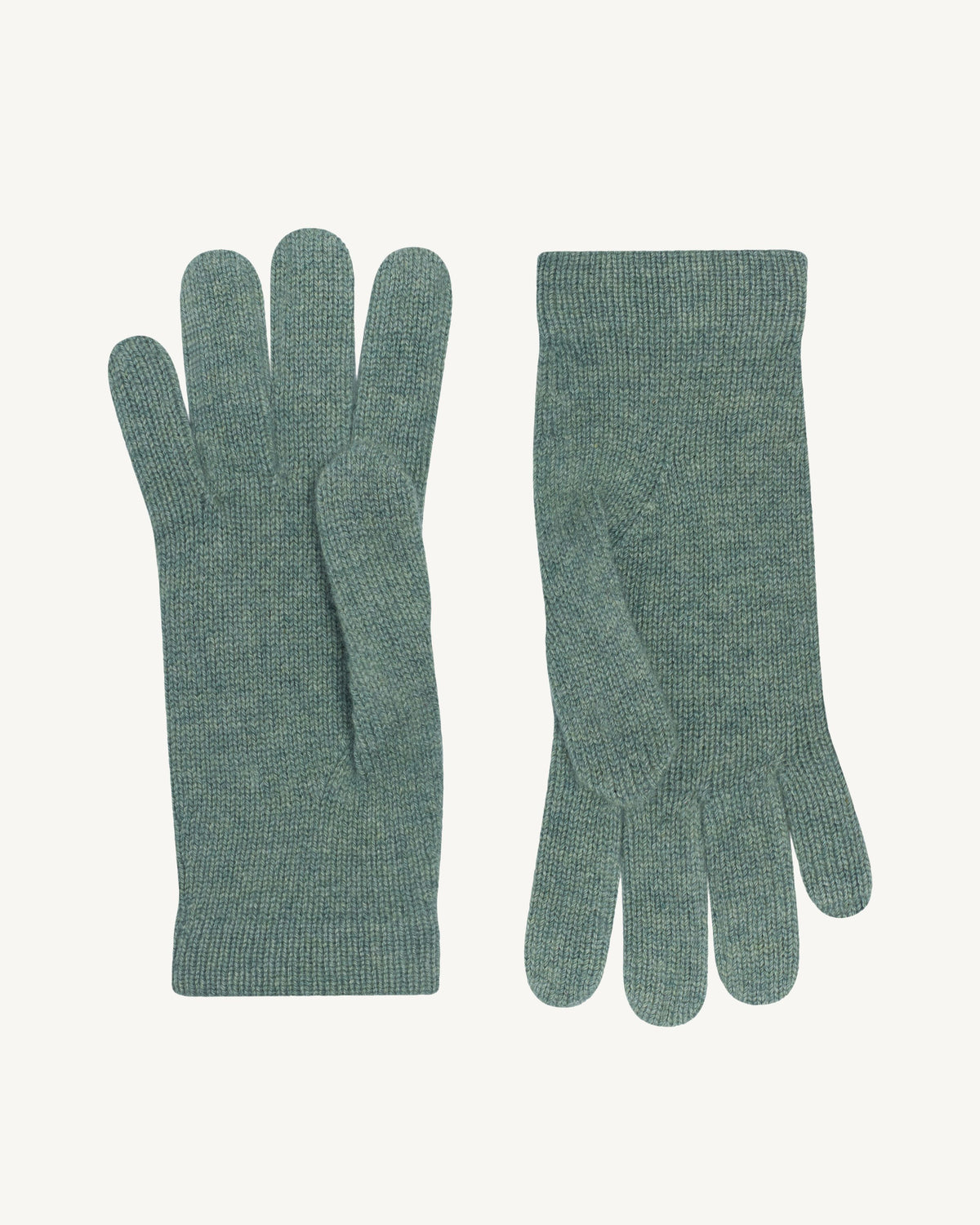 Gants femme-VERT DE GRIS-100% cachemire