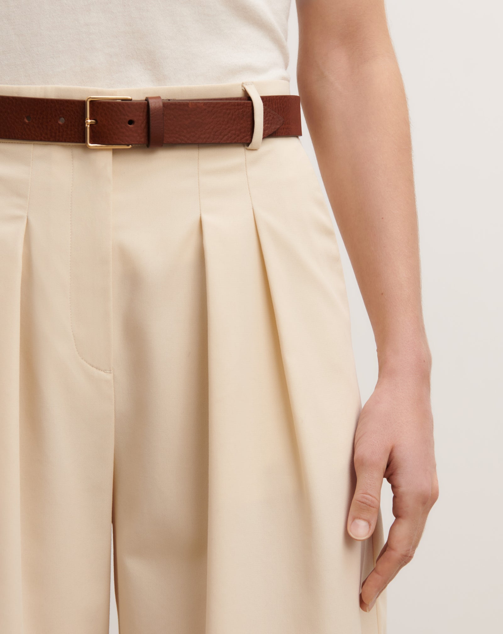 Ceinture-BROWN-100% cuir