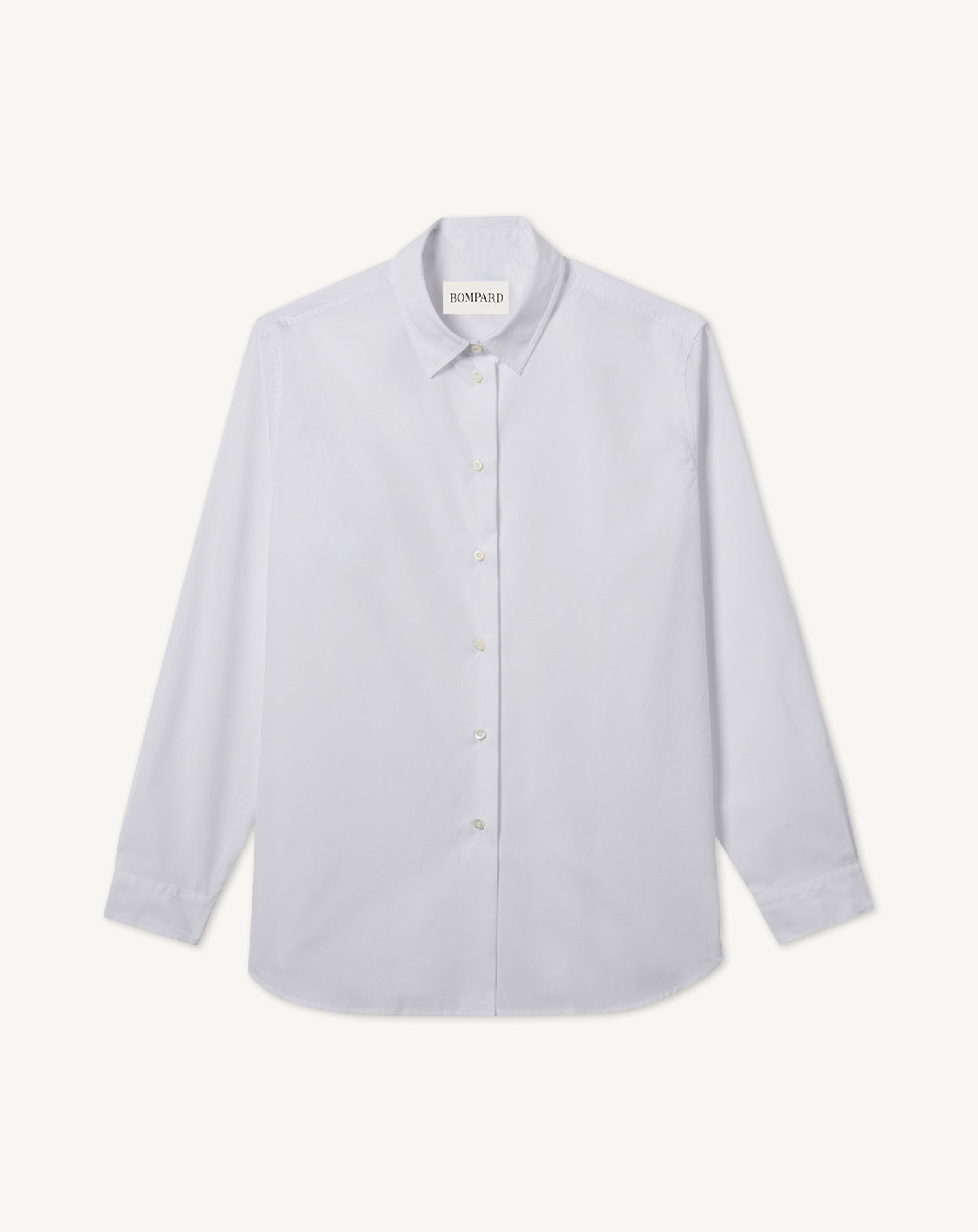 Chemise ample à poche-BLANC-100% COTON