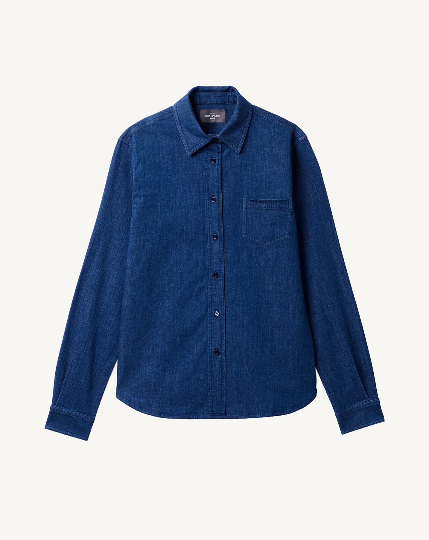 Chemise denim ample-DENIM BLUE-98% COTON 2% ELASTHANE
