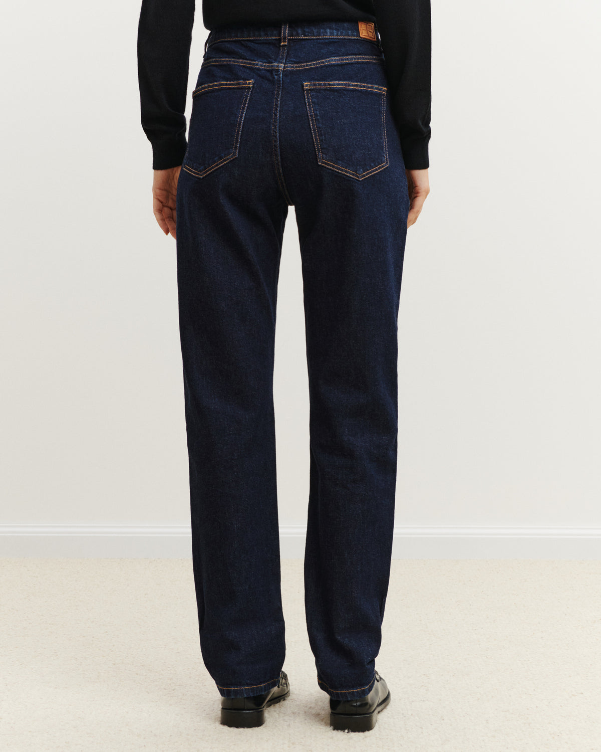Jean denim brut-INDIGO BLUE-98% COTON 2% ELASTHANE