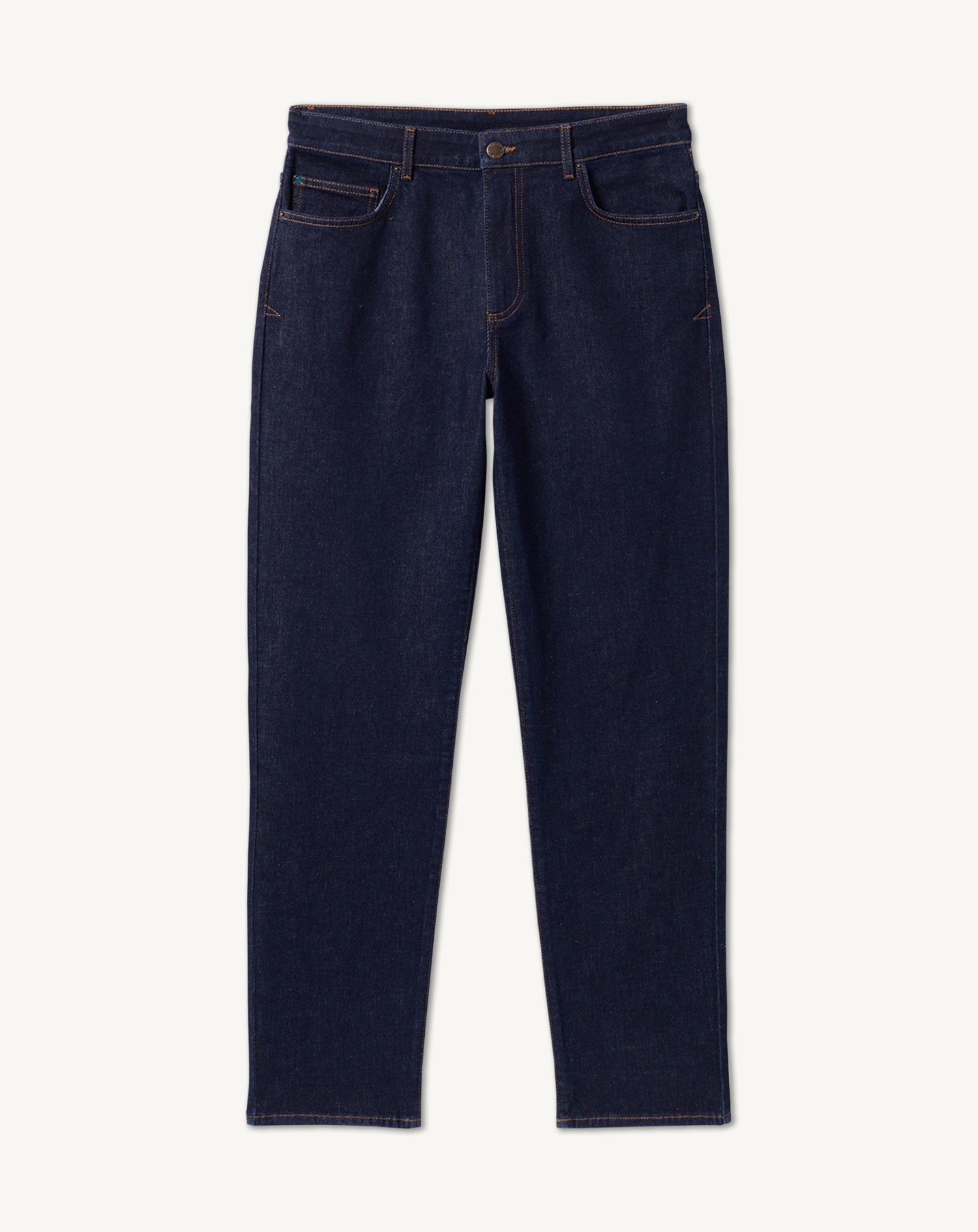 Jean denim brut-INDIGO BLUE-98% COTON 2% ELASTHANE