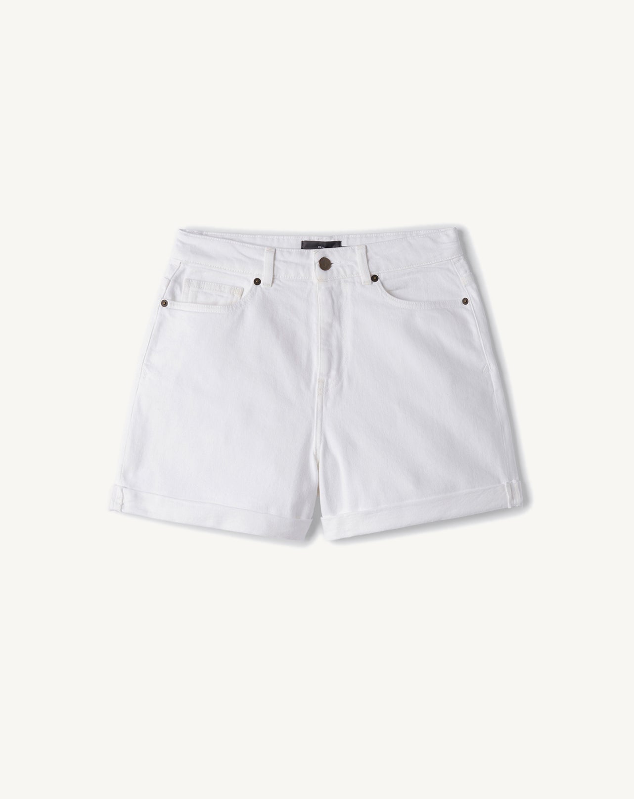 Short denim blanc-BLANC-98% COTON 2% ELASTHANE