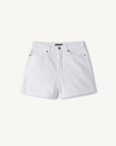 Short denim blanc-BLANC-98% COTON 2% ELASTHANE