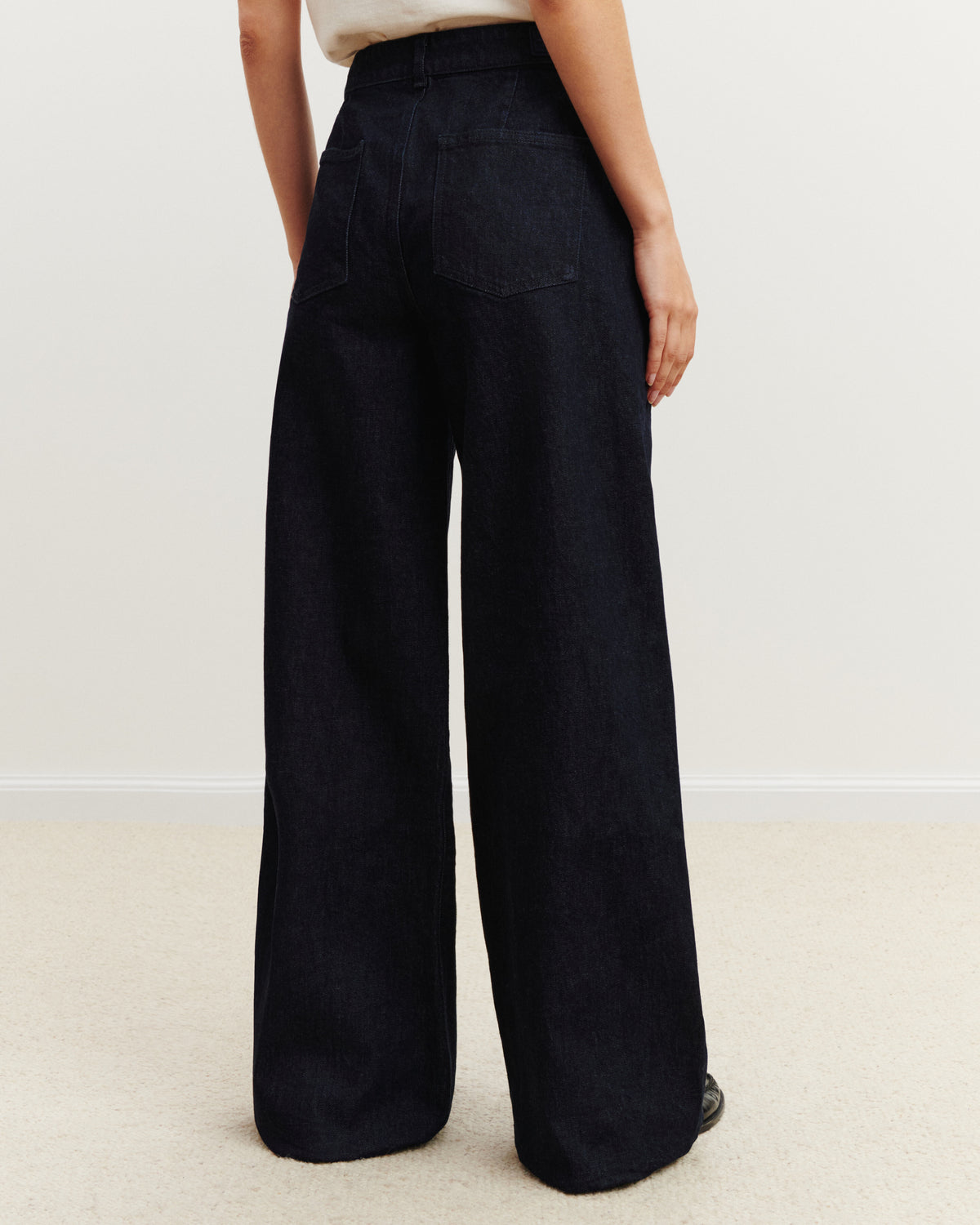 Jean denim large-INDIGO BLUE-98% coton 2% elasthane