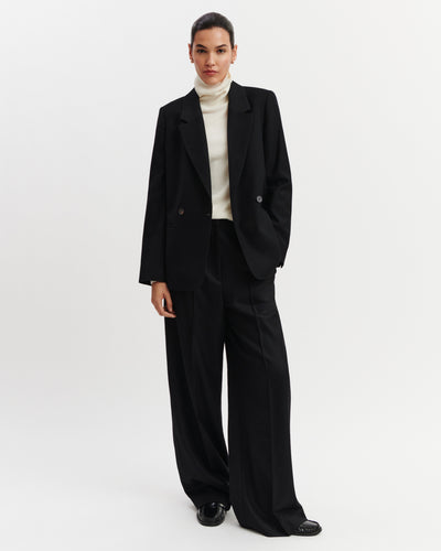 Blazer double boutonnage-NOIR-90% laine 10% cachemire