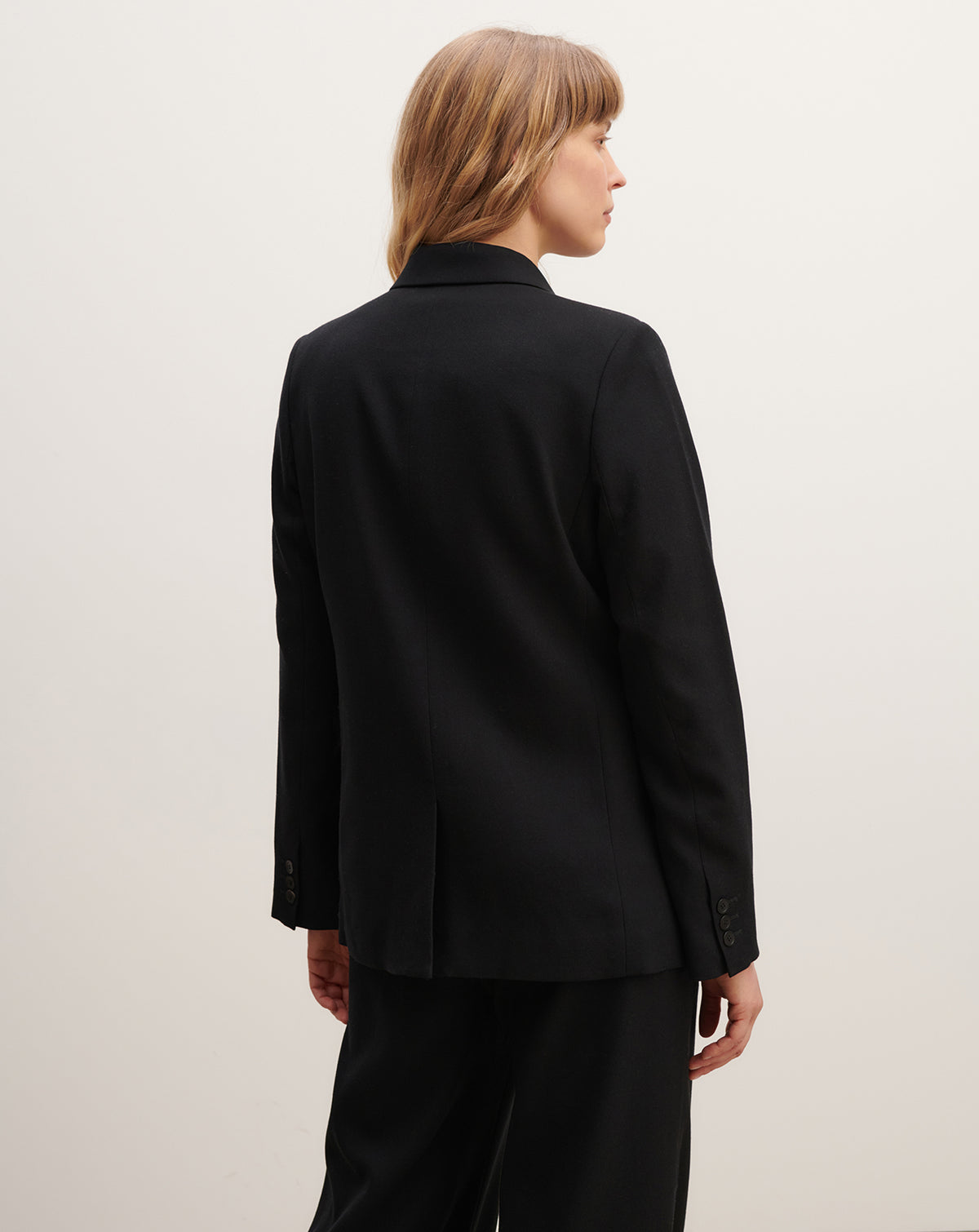 Blazer double boutonnage-NOIR-90% laine 10% cachemire