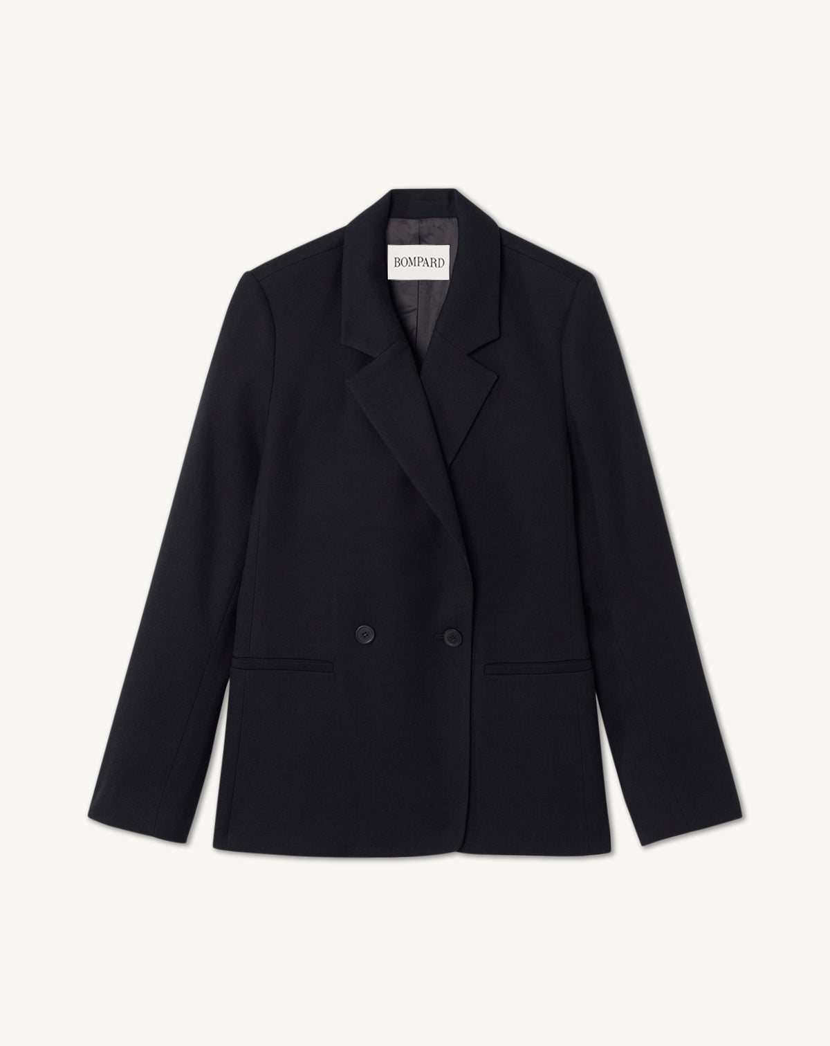 Blazer double boutonnage-NOIR-90% laine 10% cachemire