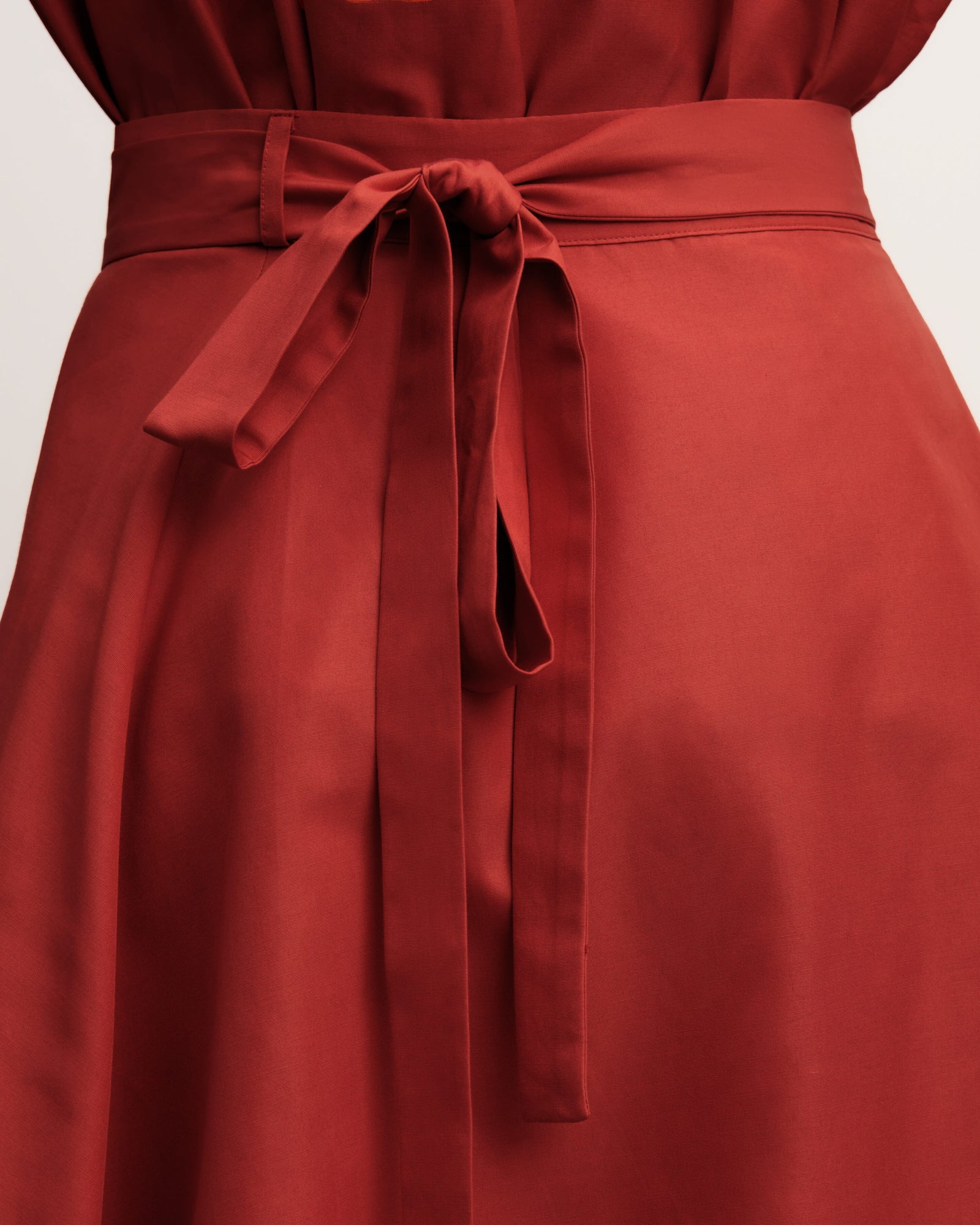 Jupe portefeuille-SANTA FE-70% coton 30% soie
