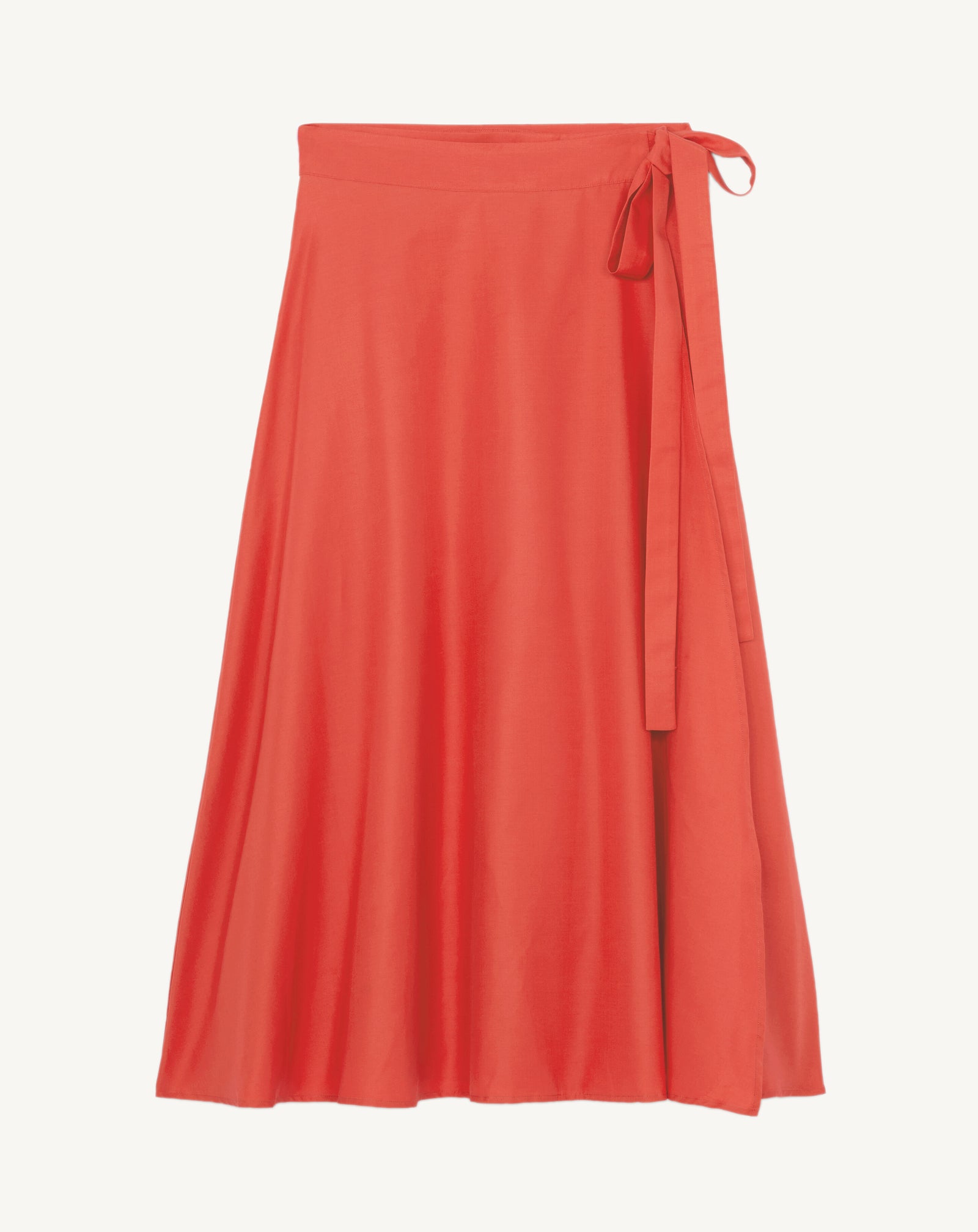 Jupe portefeuille-SANTA FE-70% coton 30% soie